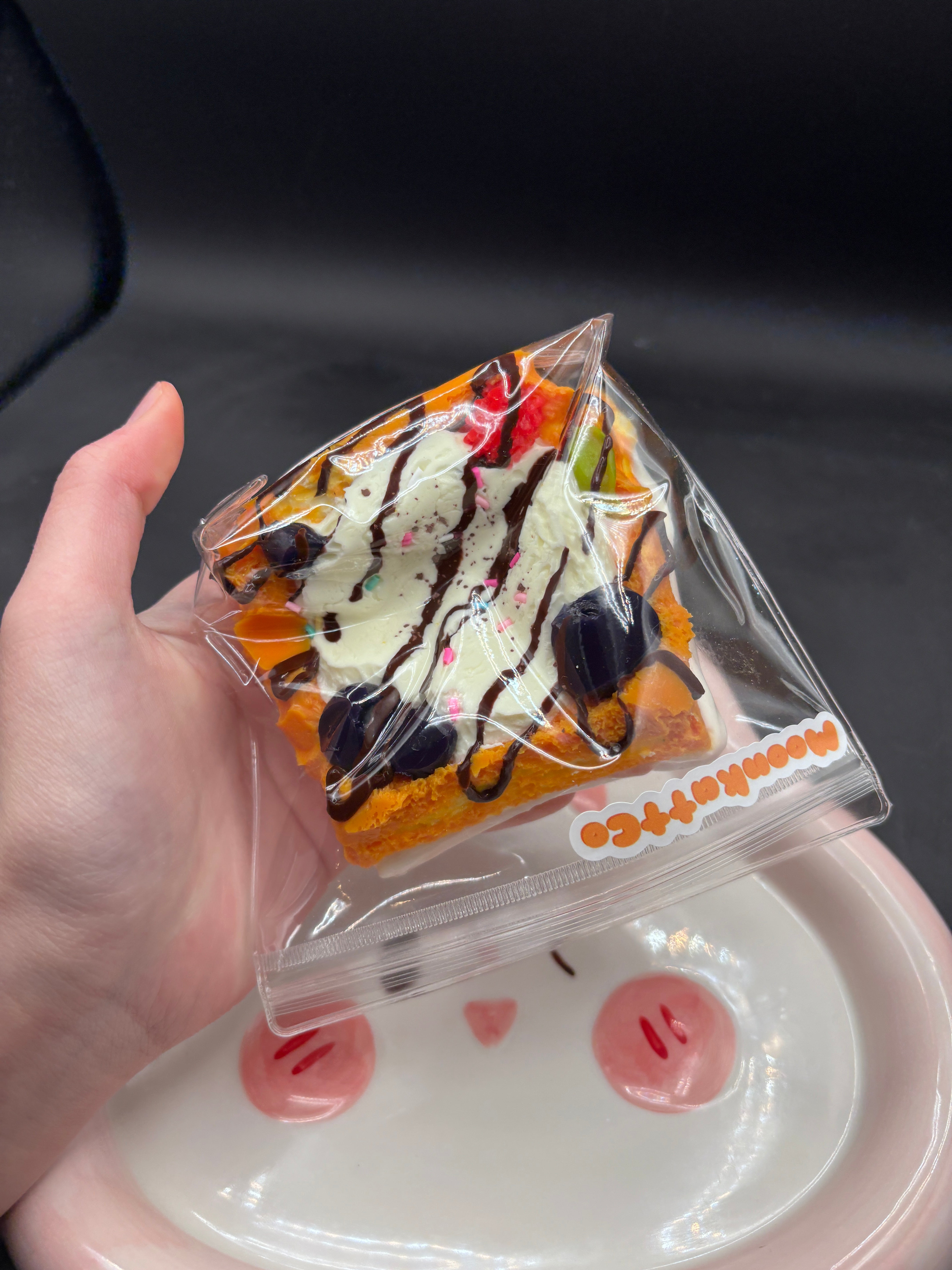 Icecream Toast With Fruits Taba Squishy