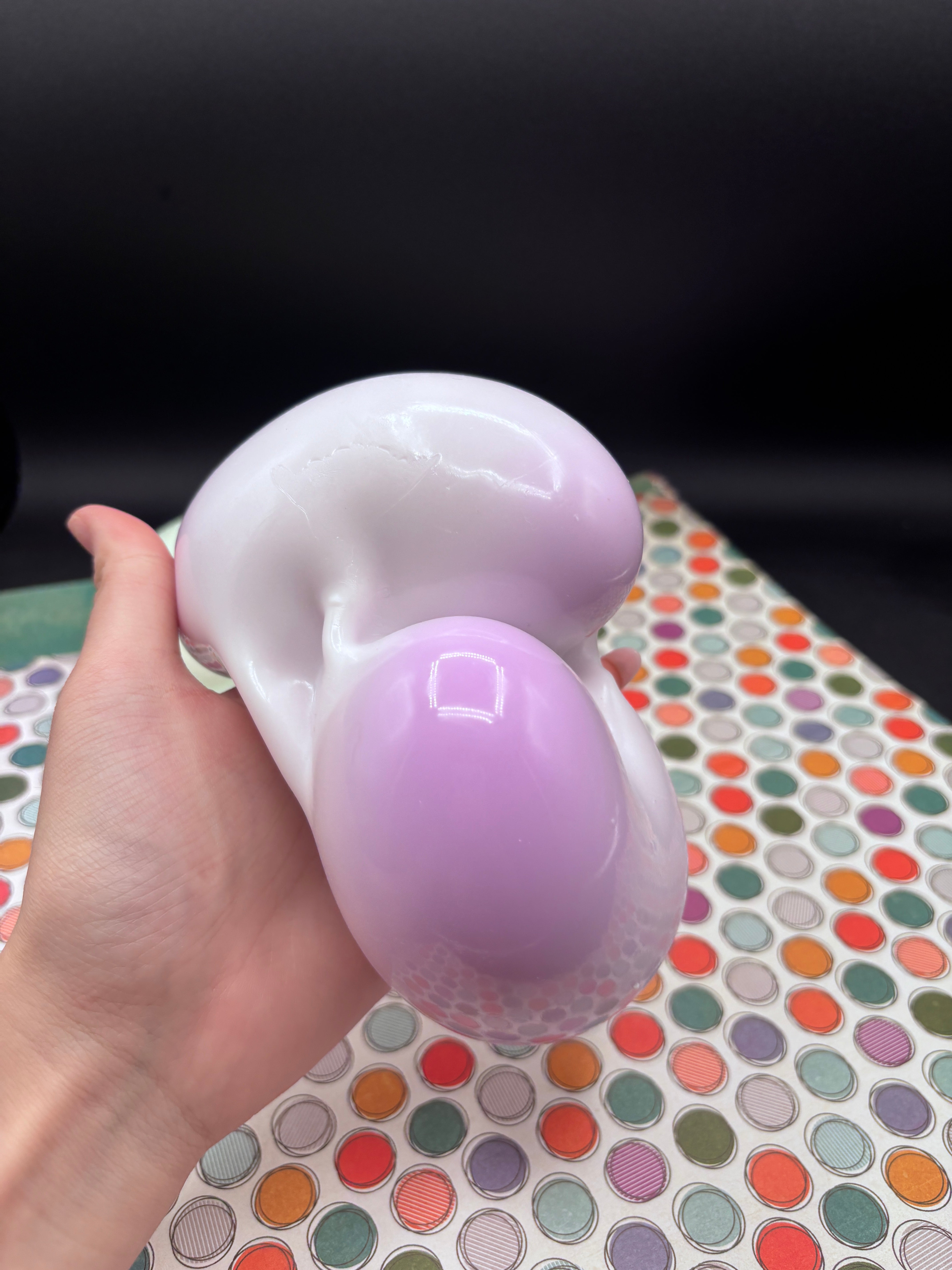 mouldable clay ball purple Stress Relief Ball Toys