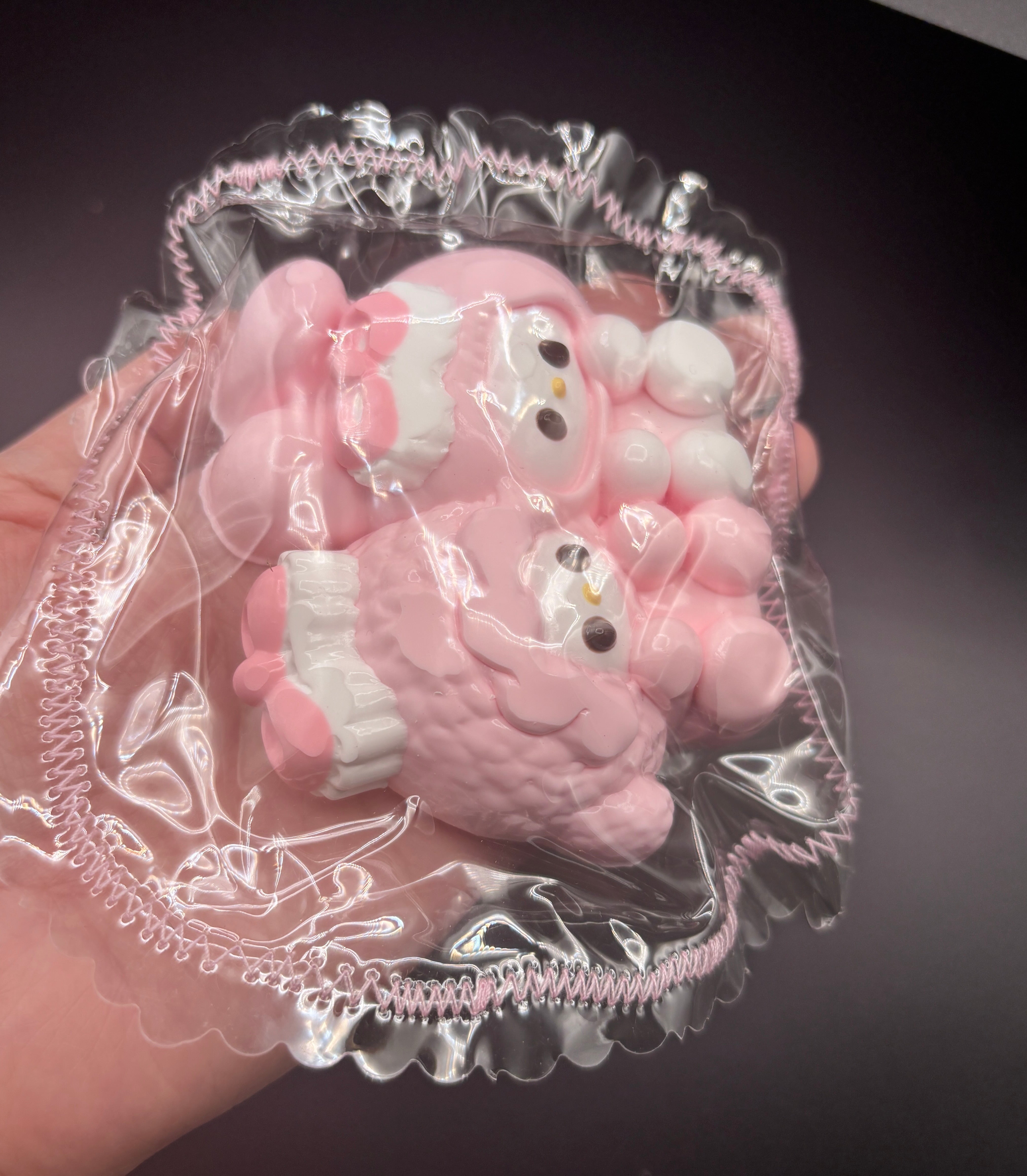 Pack of 2 my melody+sweet piano cute Taba Squishy Toy