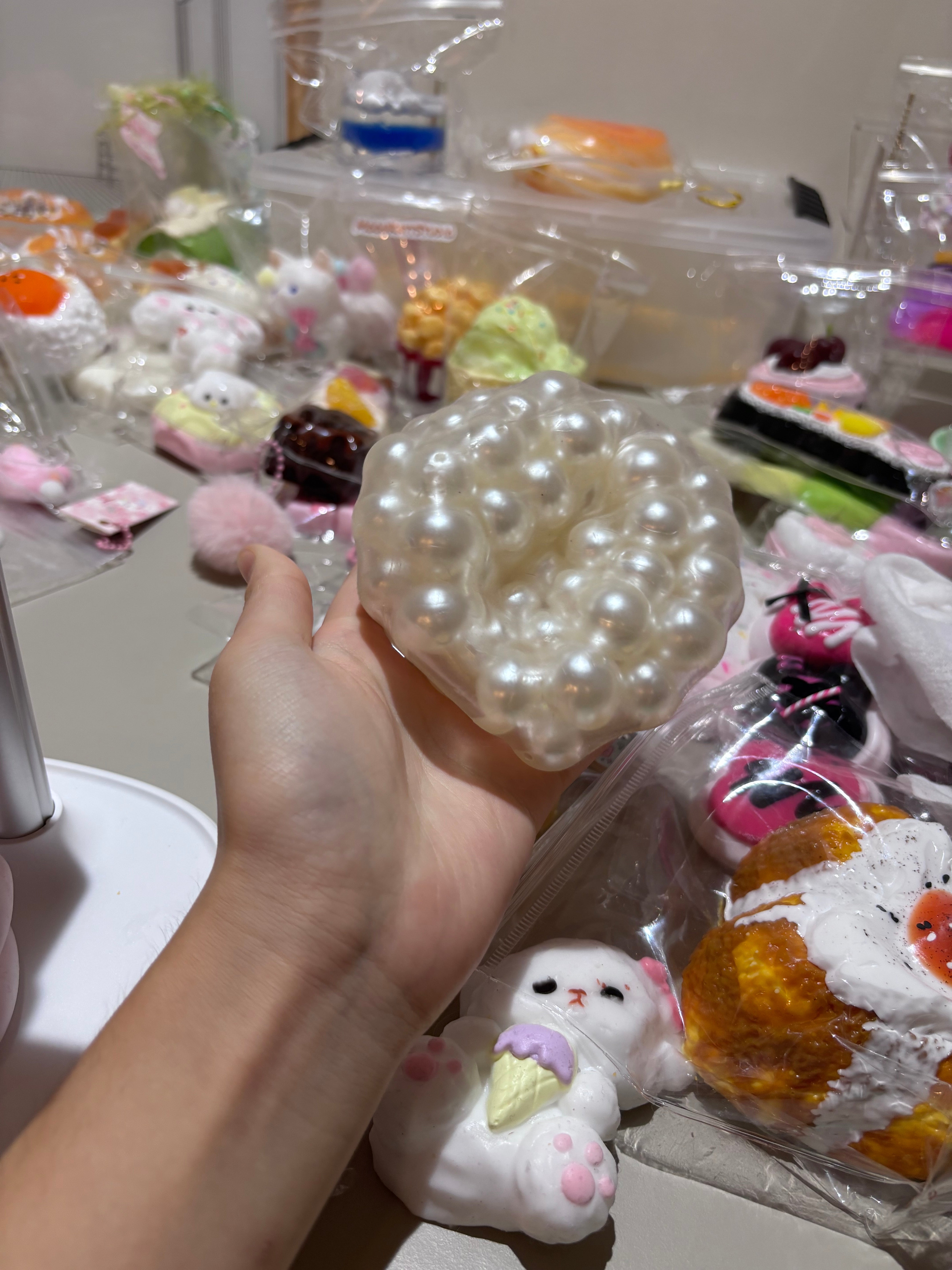 Super large pearl crunchy bead ball viral Stress Relief Ball Toys