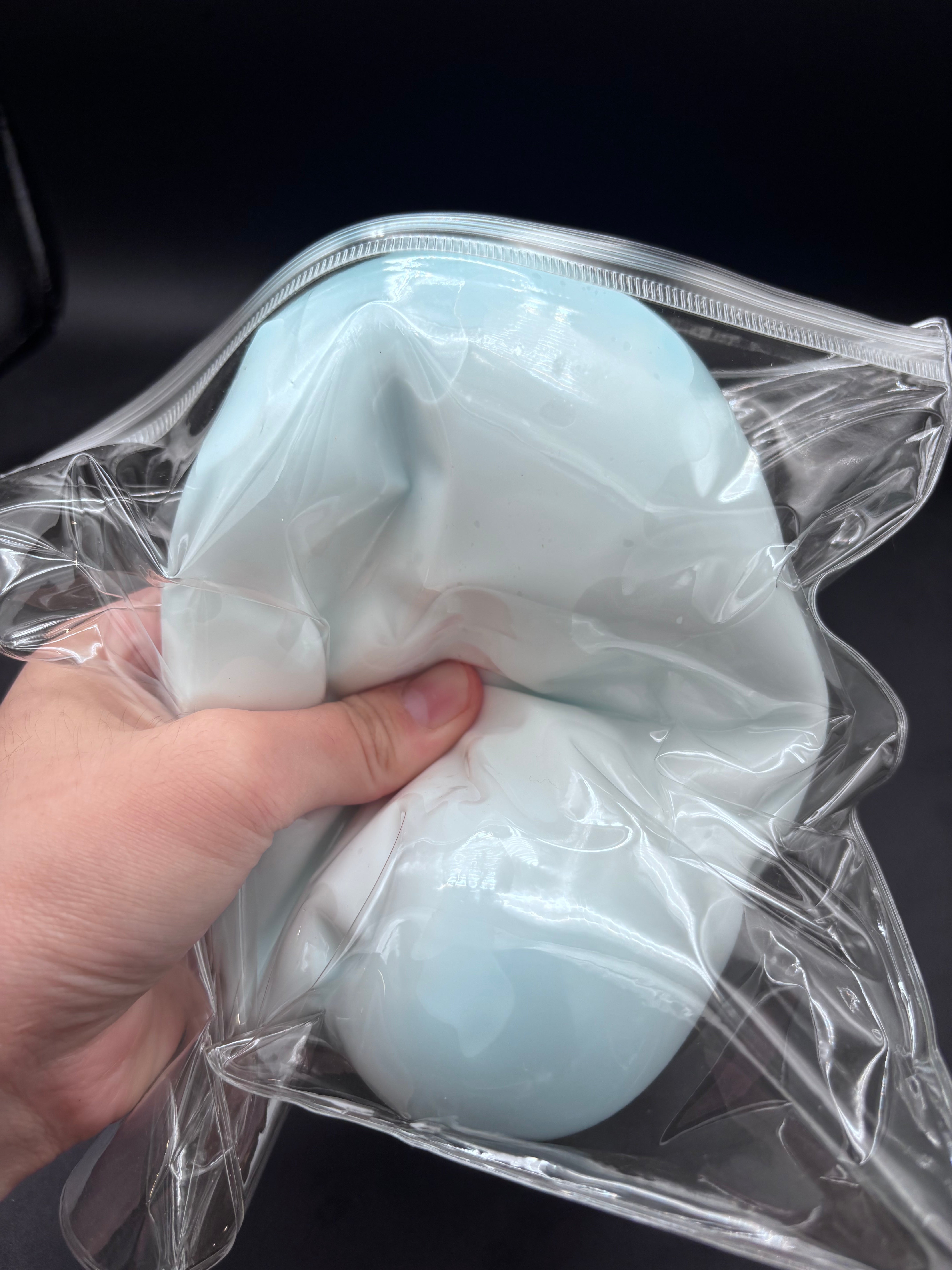 blue mouldable clay ball Stress Relief Ball Toys