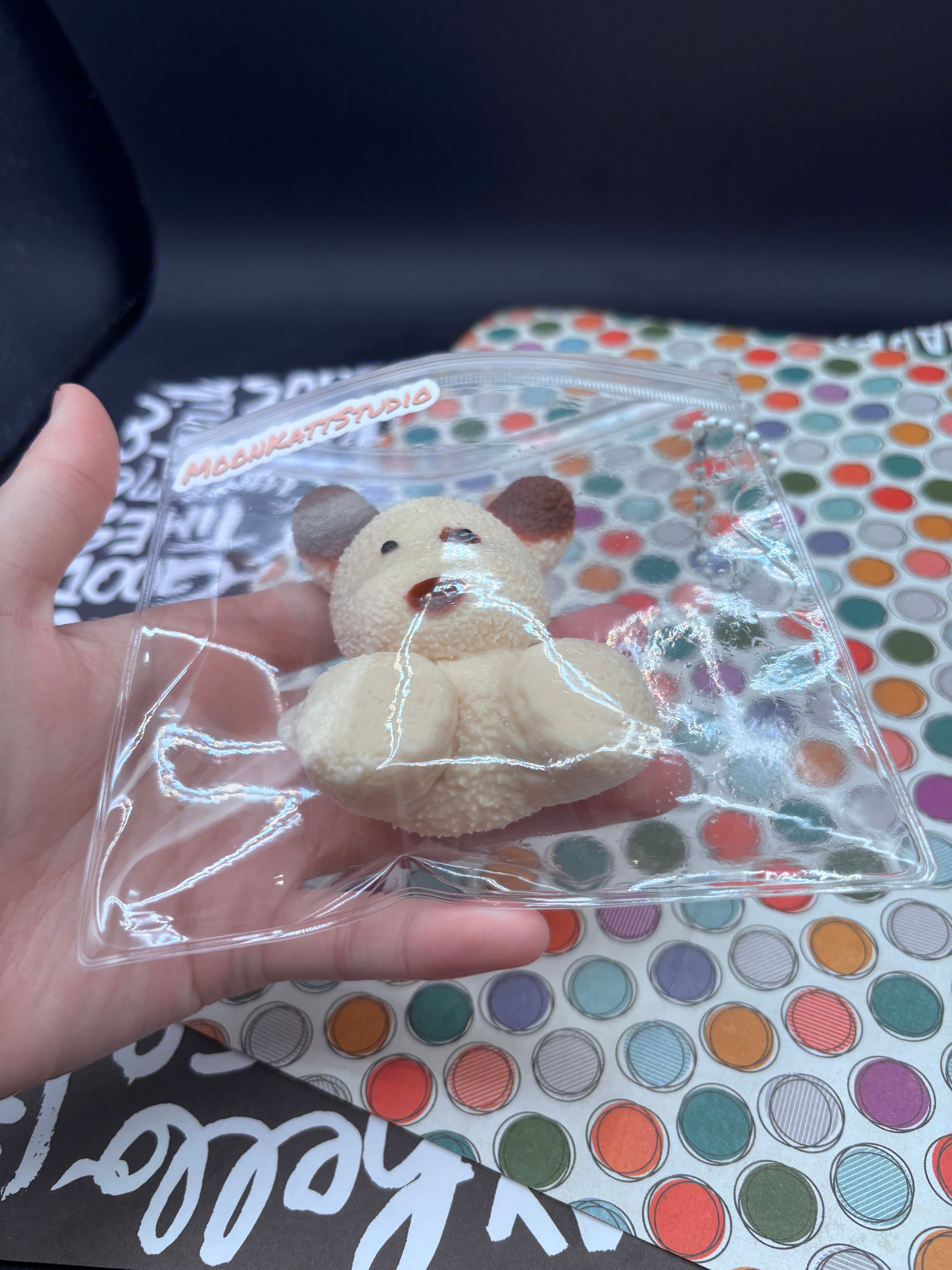 Puppy Coffee Colored Taba Squishy Toy