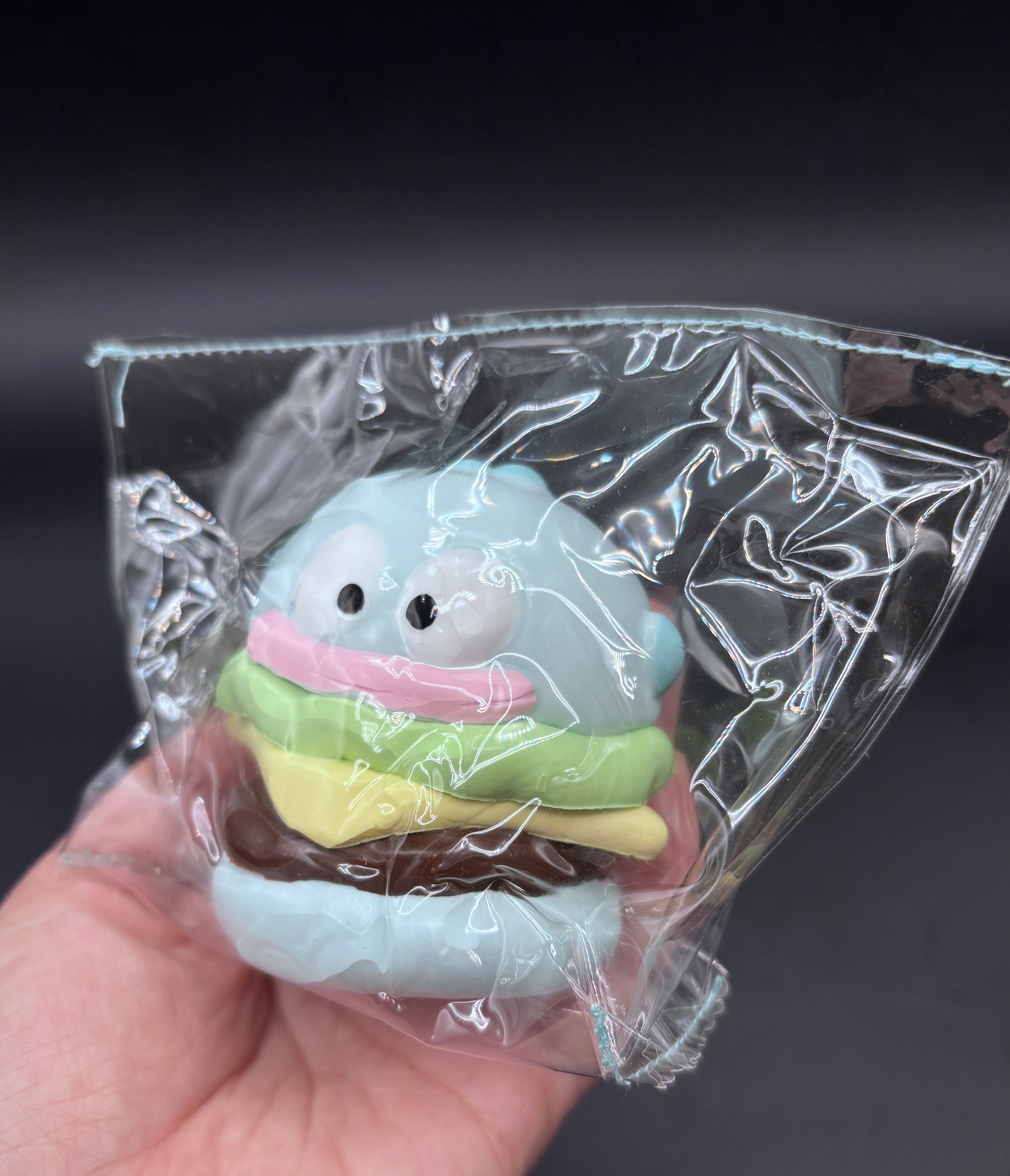 Hangyodon layered hamburger frozen butter textured stiff taba squishy