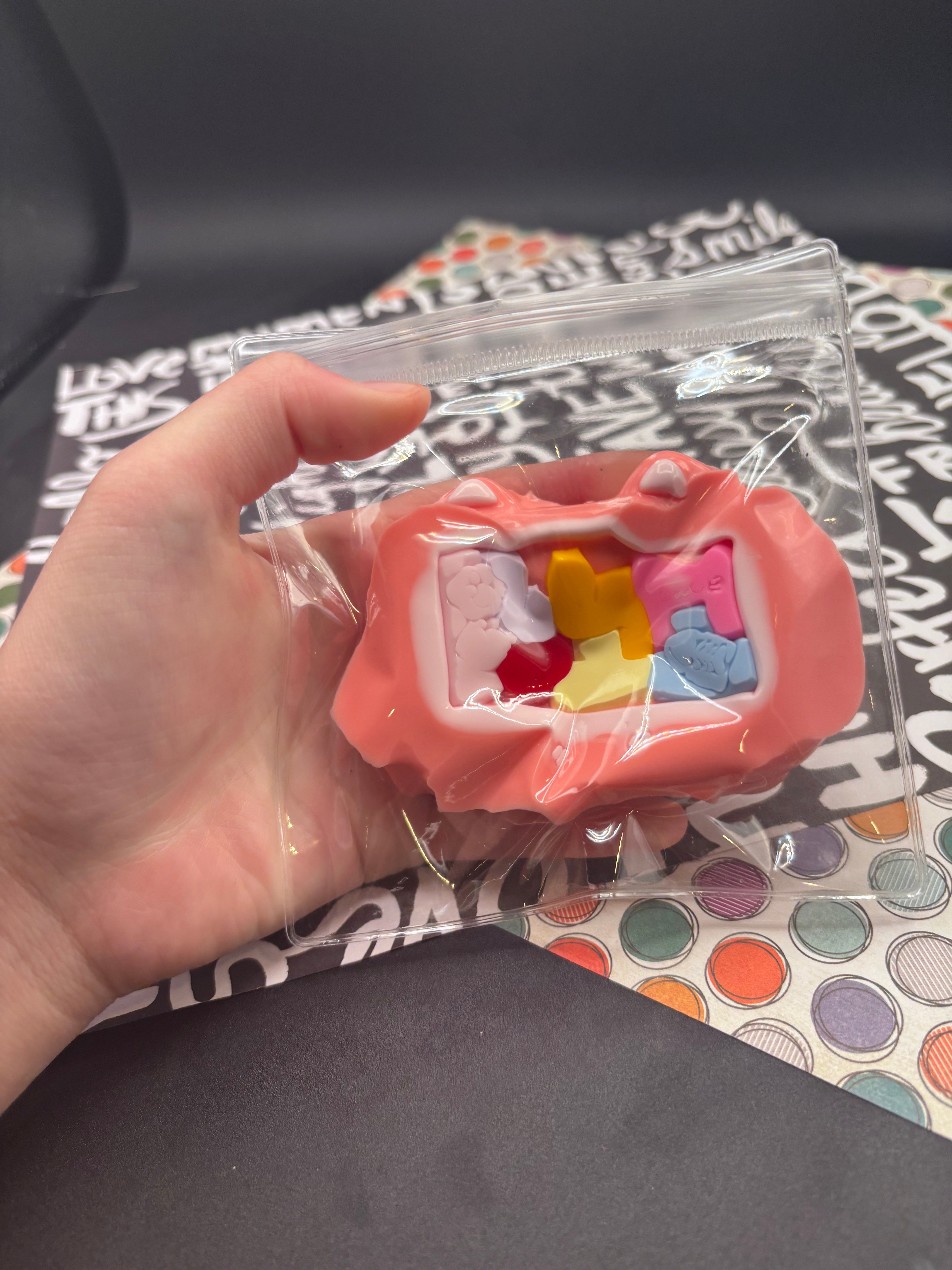 Kitty Video Game Tetris Taba Squishy Toy
