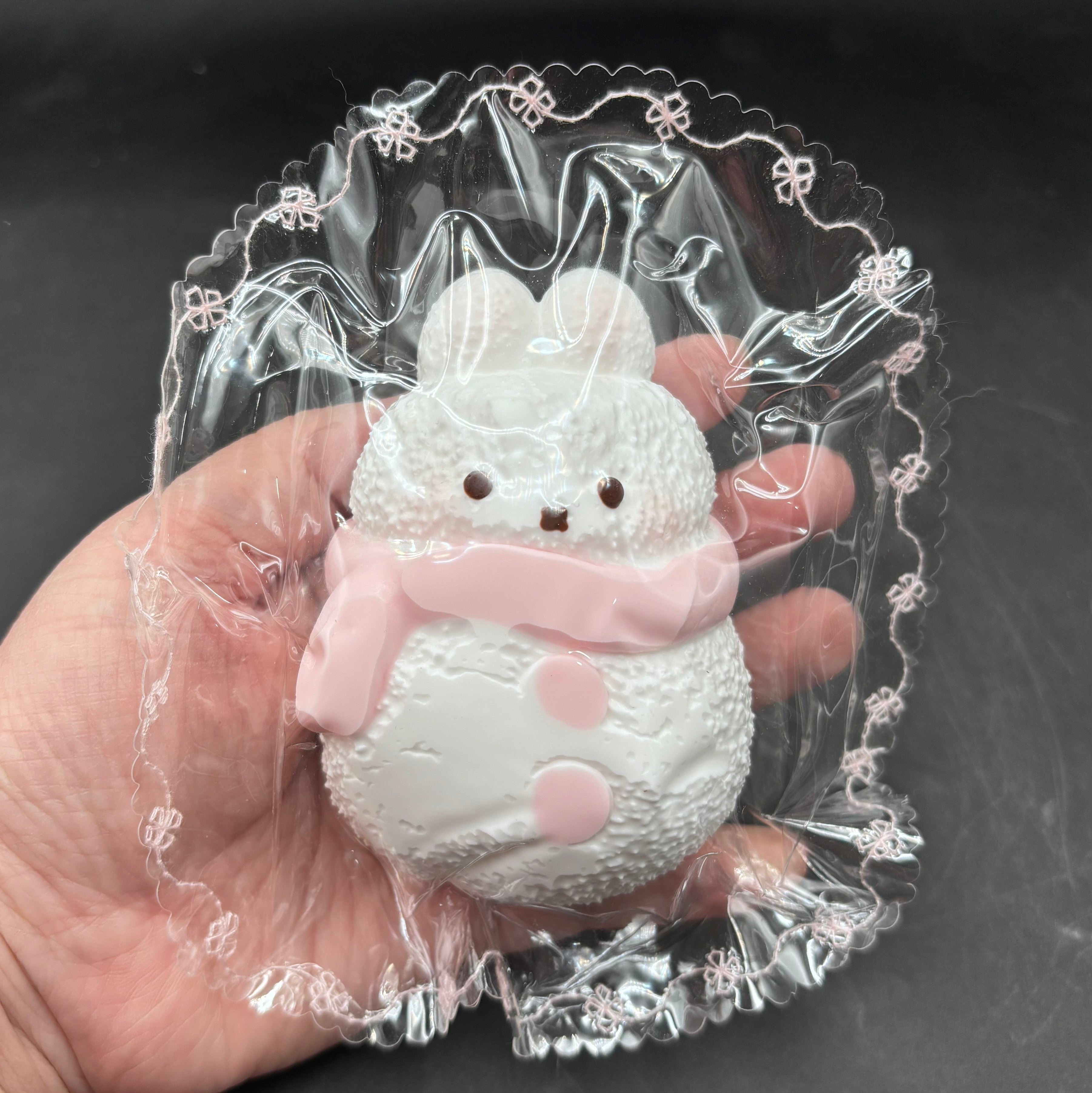 Miffy bunny cute snowman Taba Squishy Toy