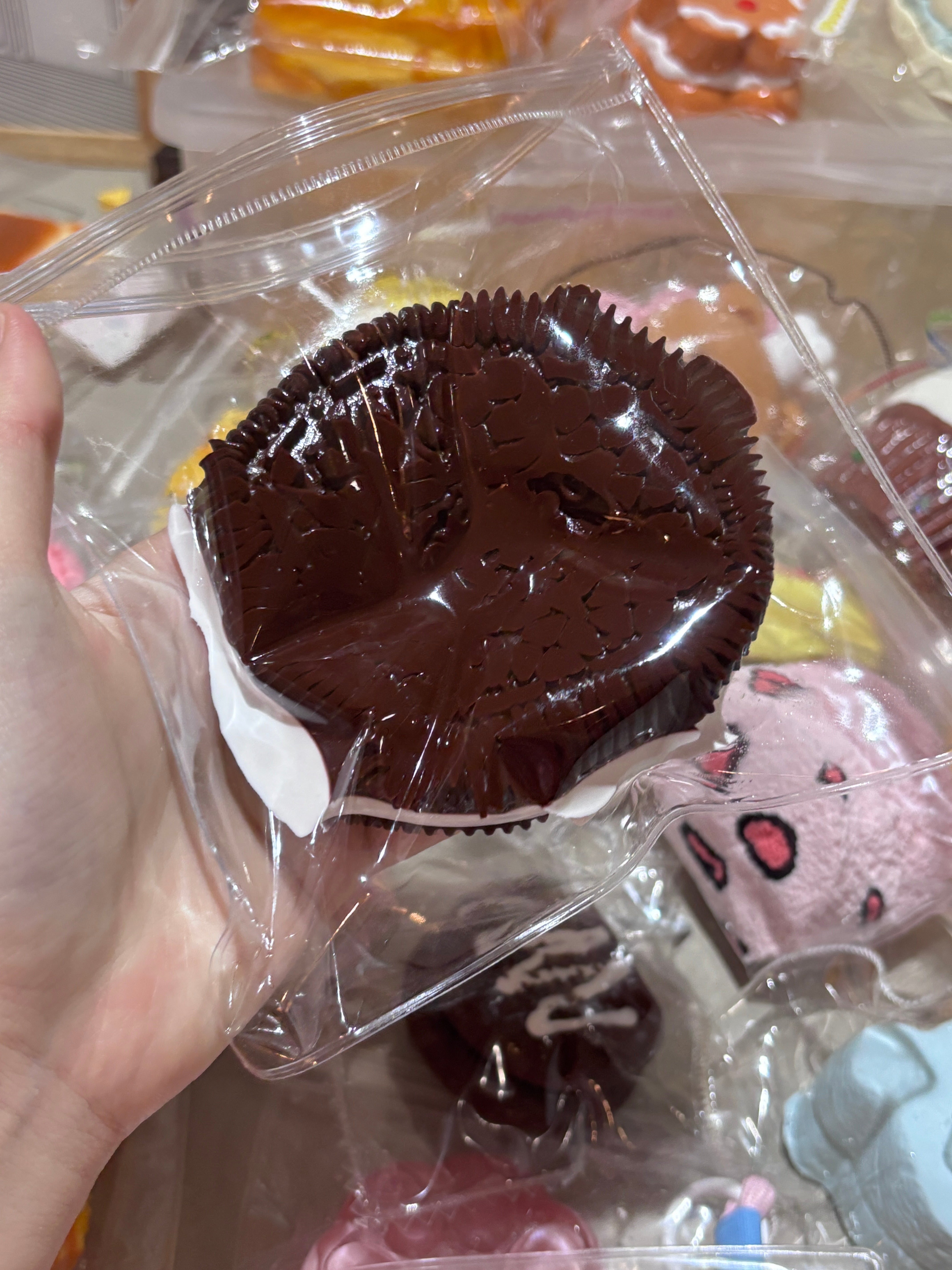 Big Choco Biscuit Taba Squishy Toy