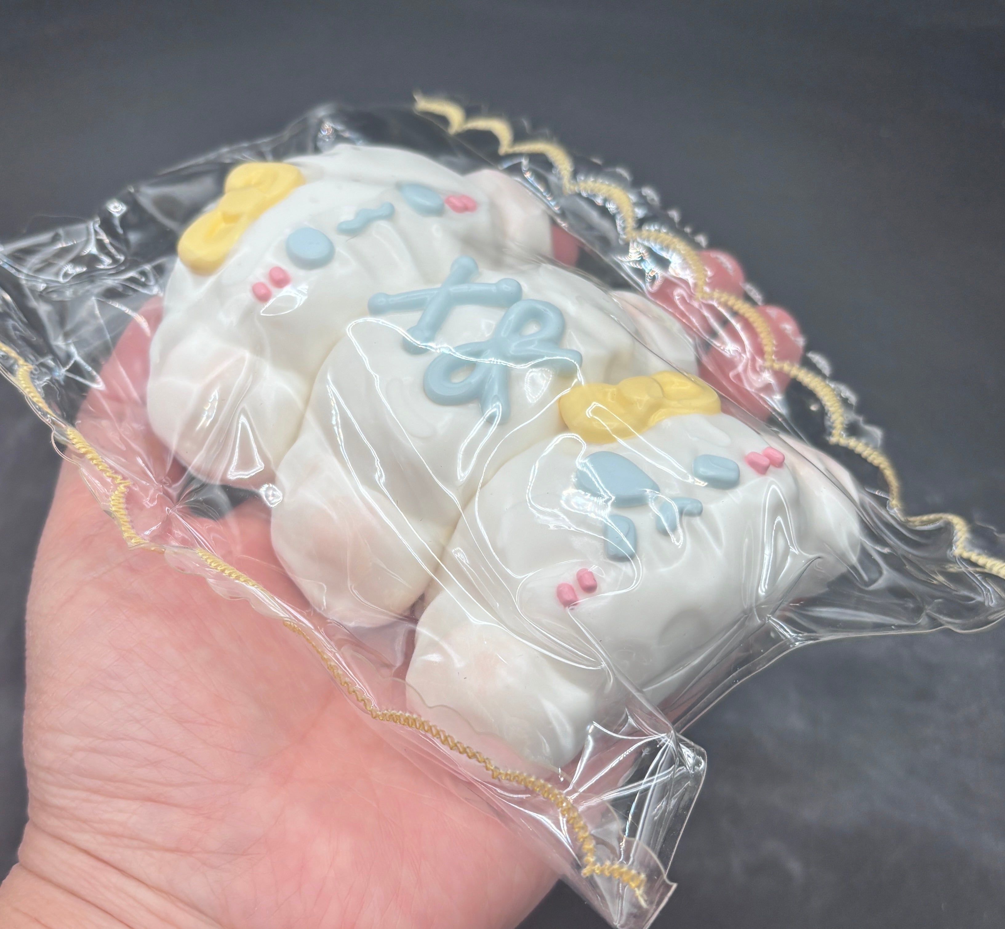 Cute cinnamaroll detailed 3 pack cute Taba Squishy Toy