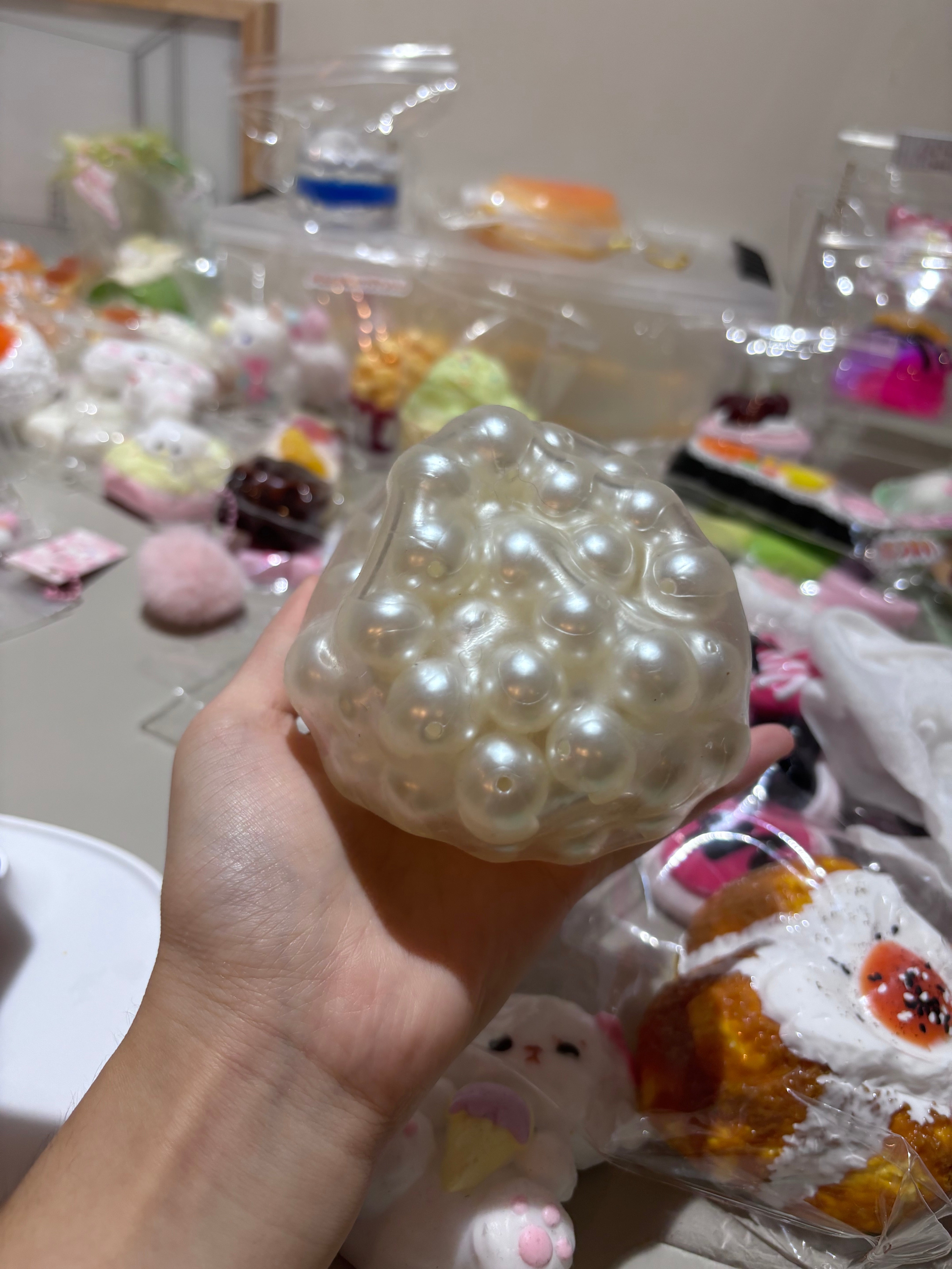 Super large pearl crunchy bead ball viral Stress Relief Ball Toys