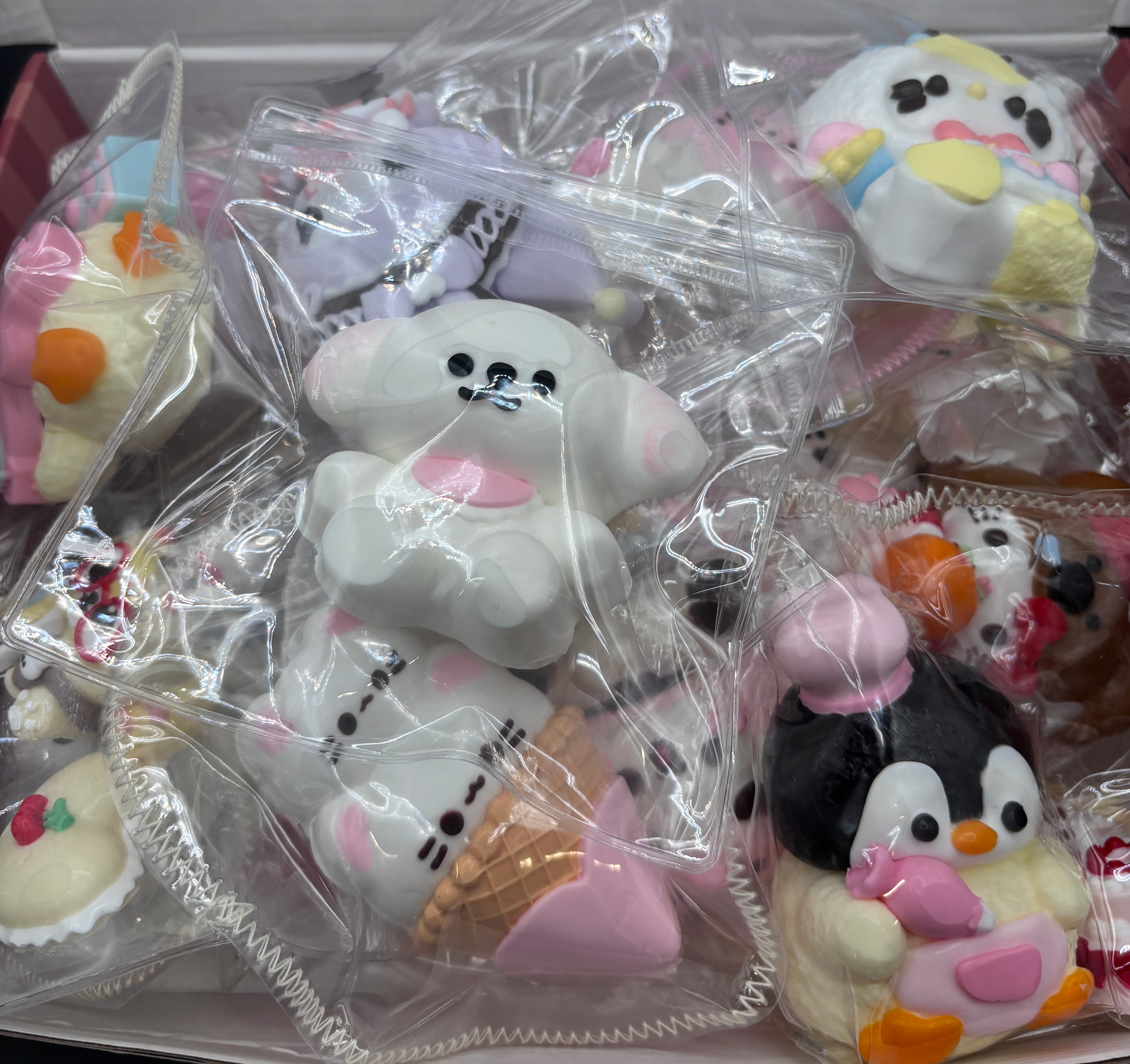 AS IS! Small defective taba squishies 3 random ones!!
