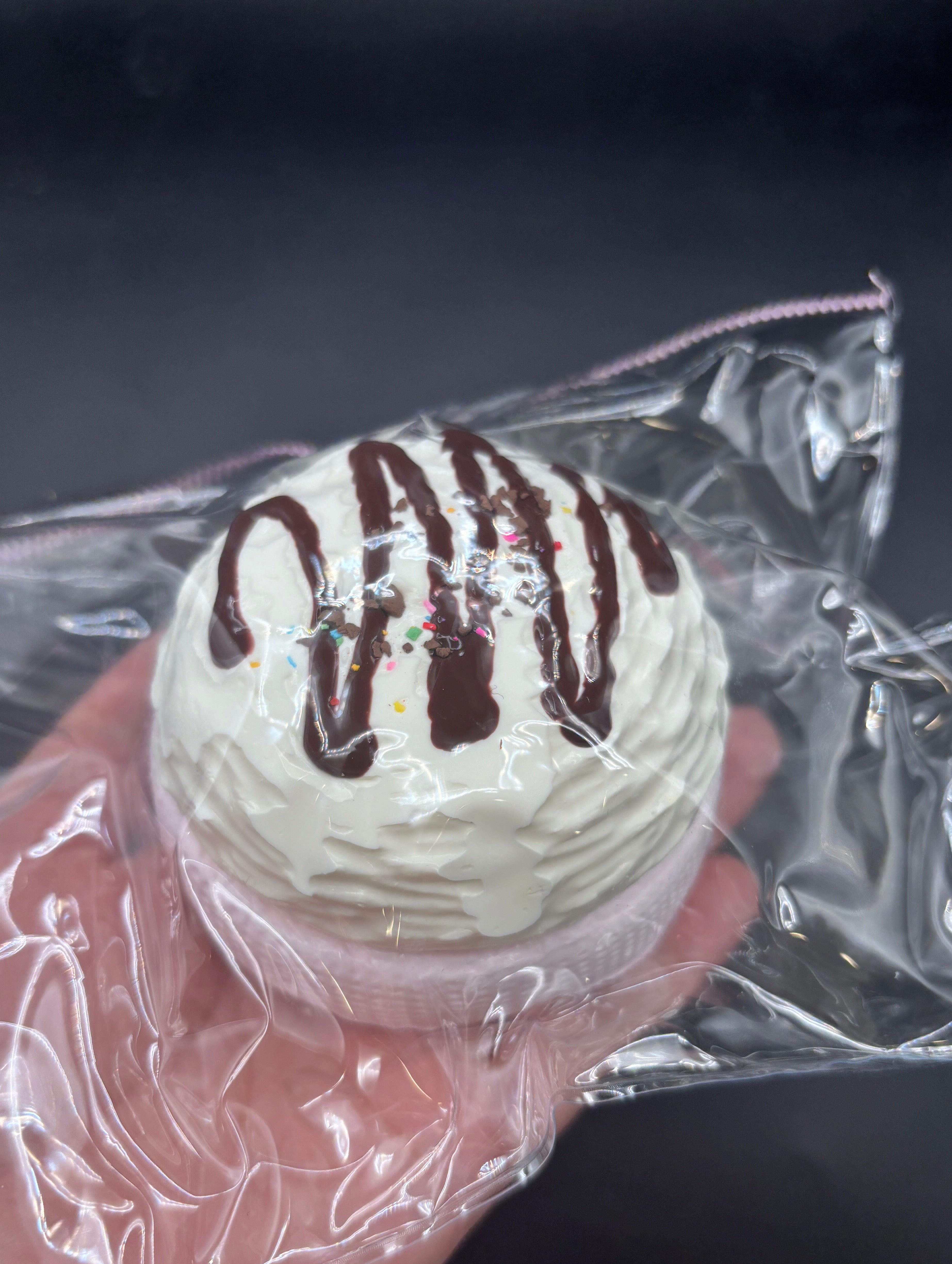 Large icecream sundae soft cute Taba Squishy Toy