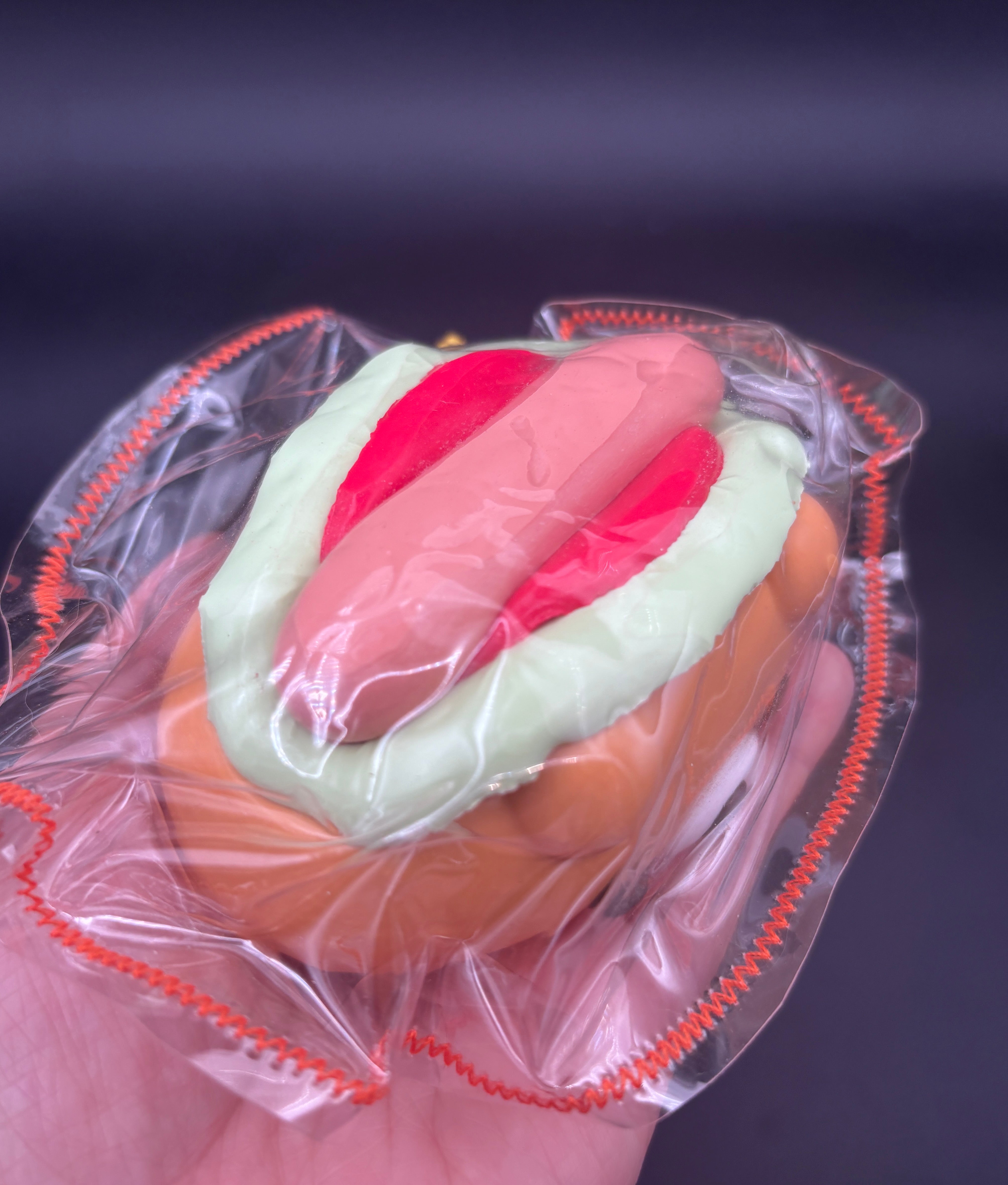 Rilakkuma hotdog taba squishy
