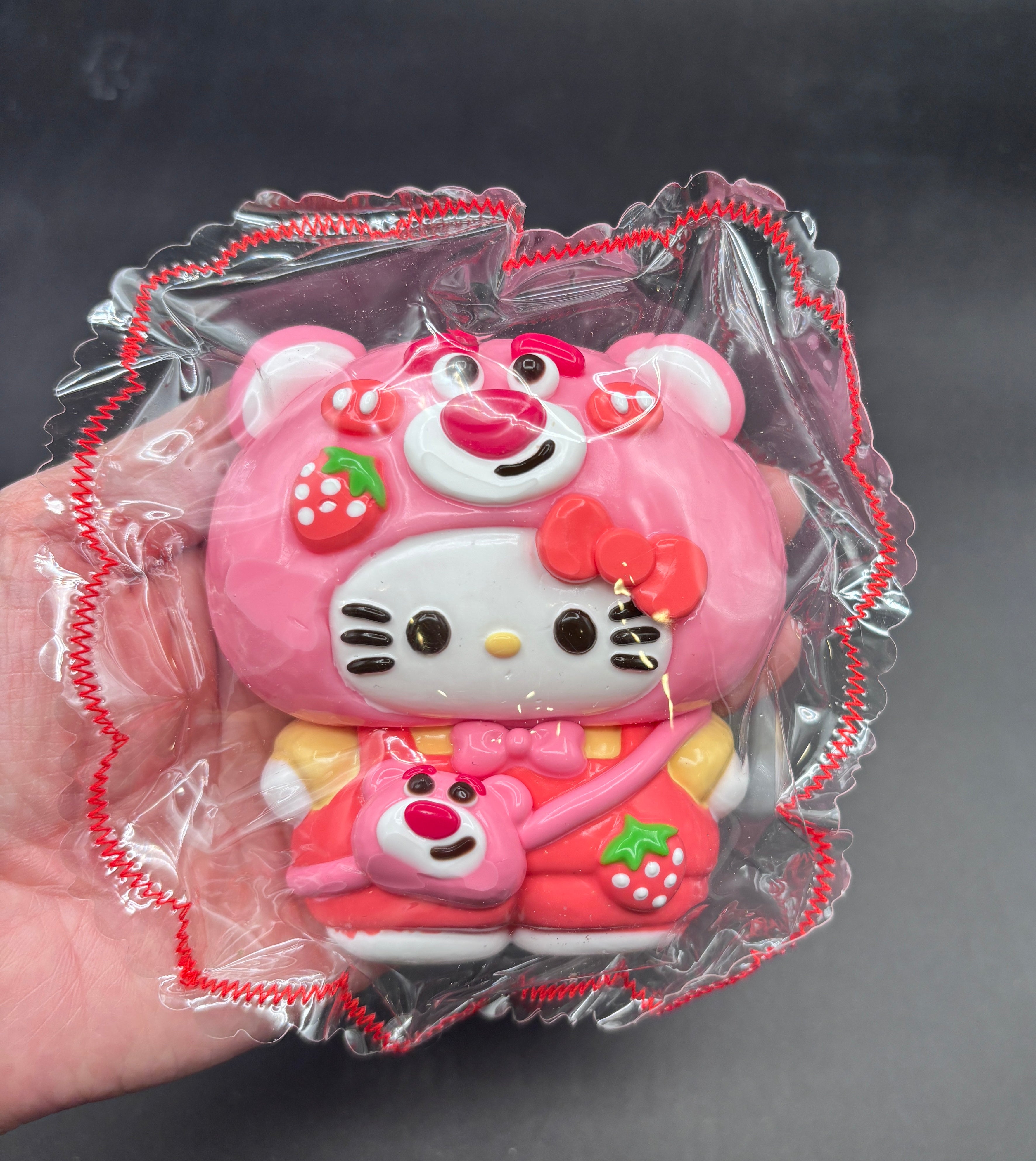 Large soft detailed cute lotto strawberry Taba Squishy