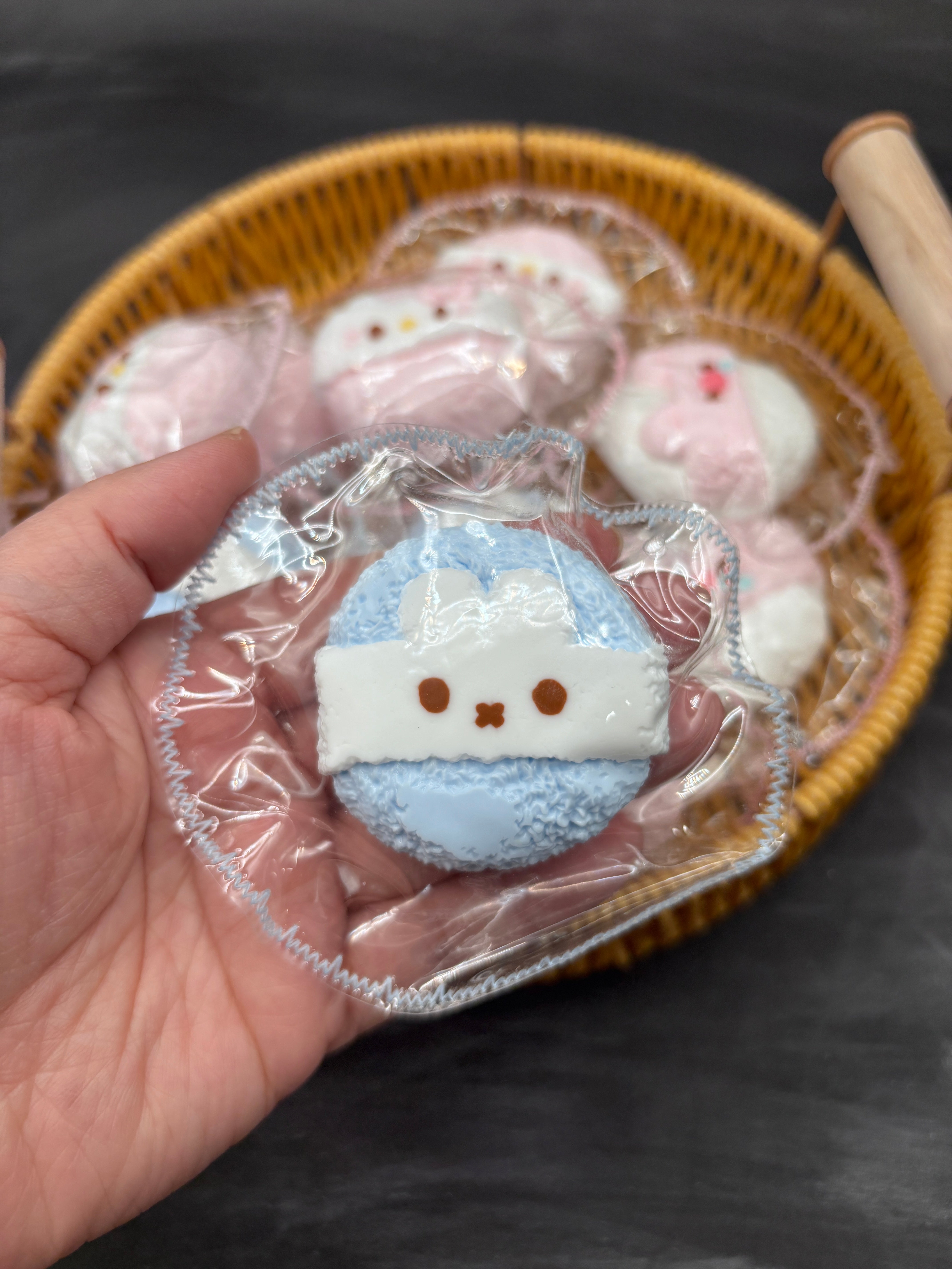 Small Powder Puff Taba Squishy Toy