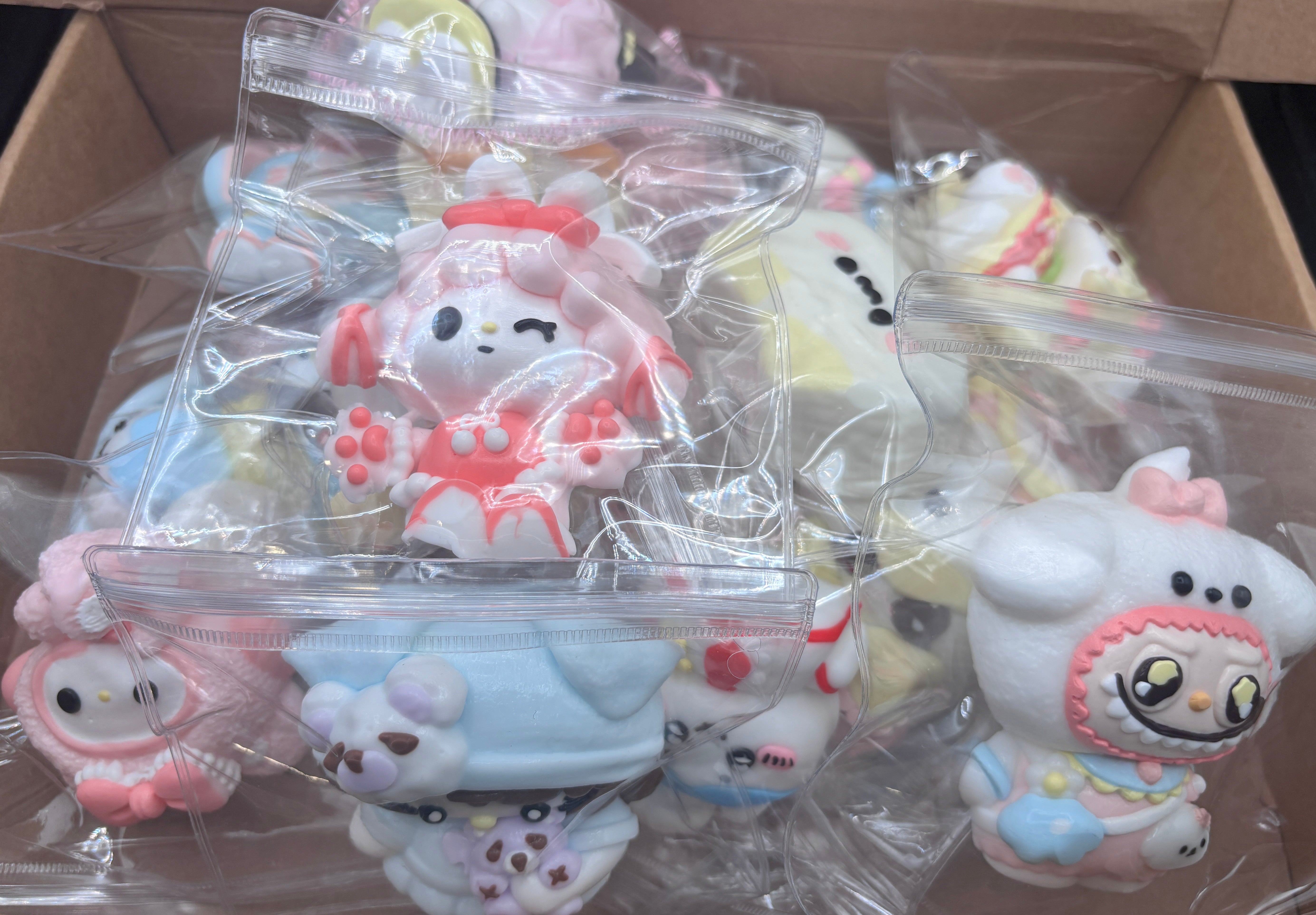 AS IS! Small defective taba squishies 3 random ones!!