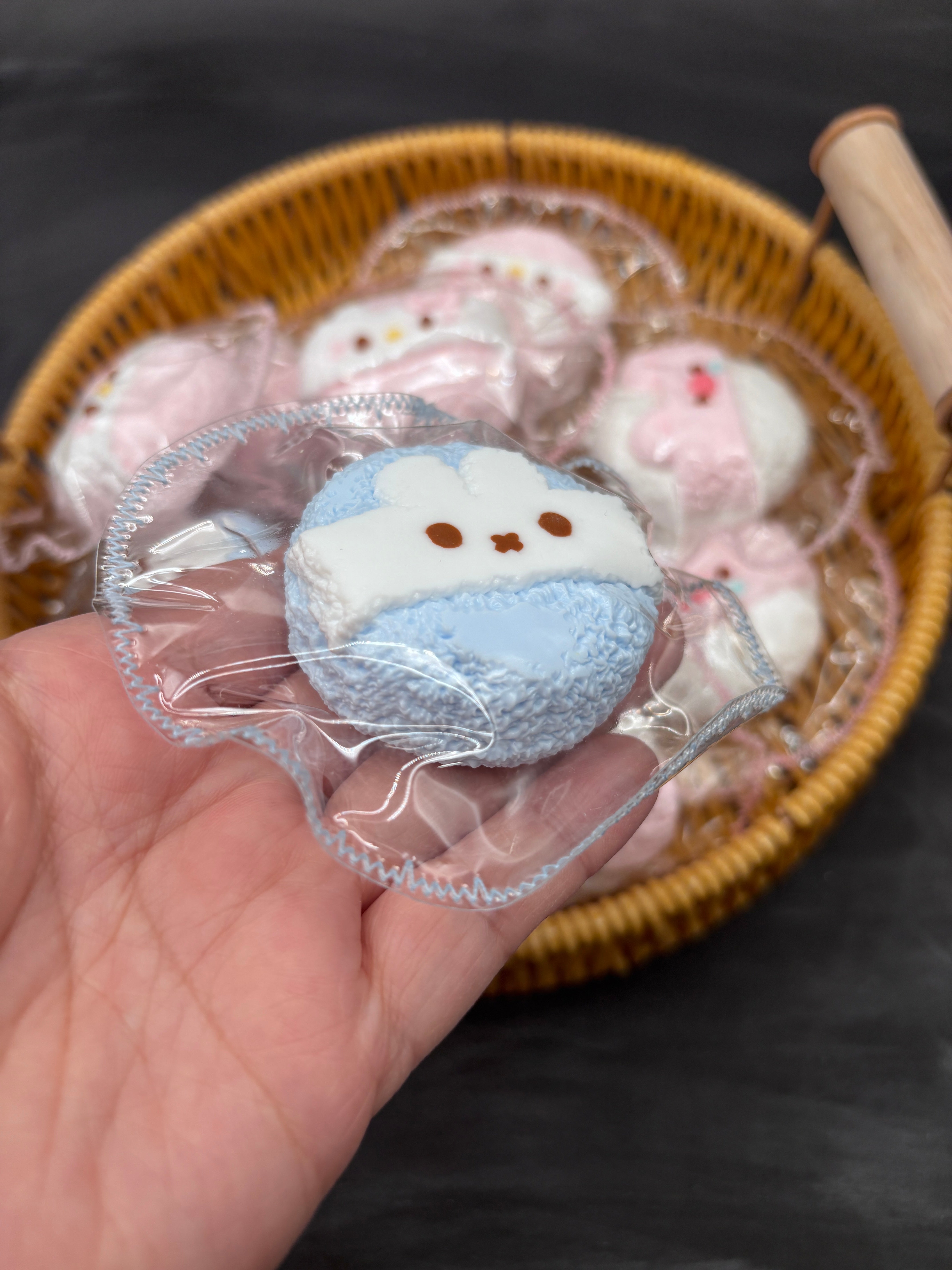 Small Powder Puff Taba Squishy Toy