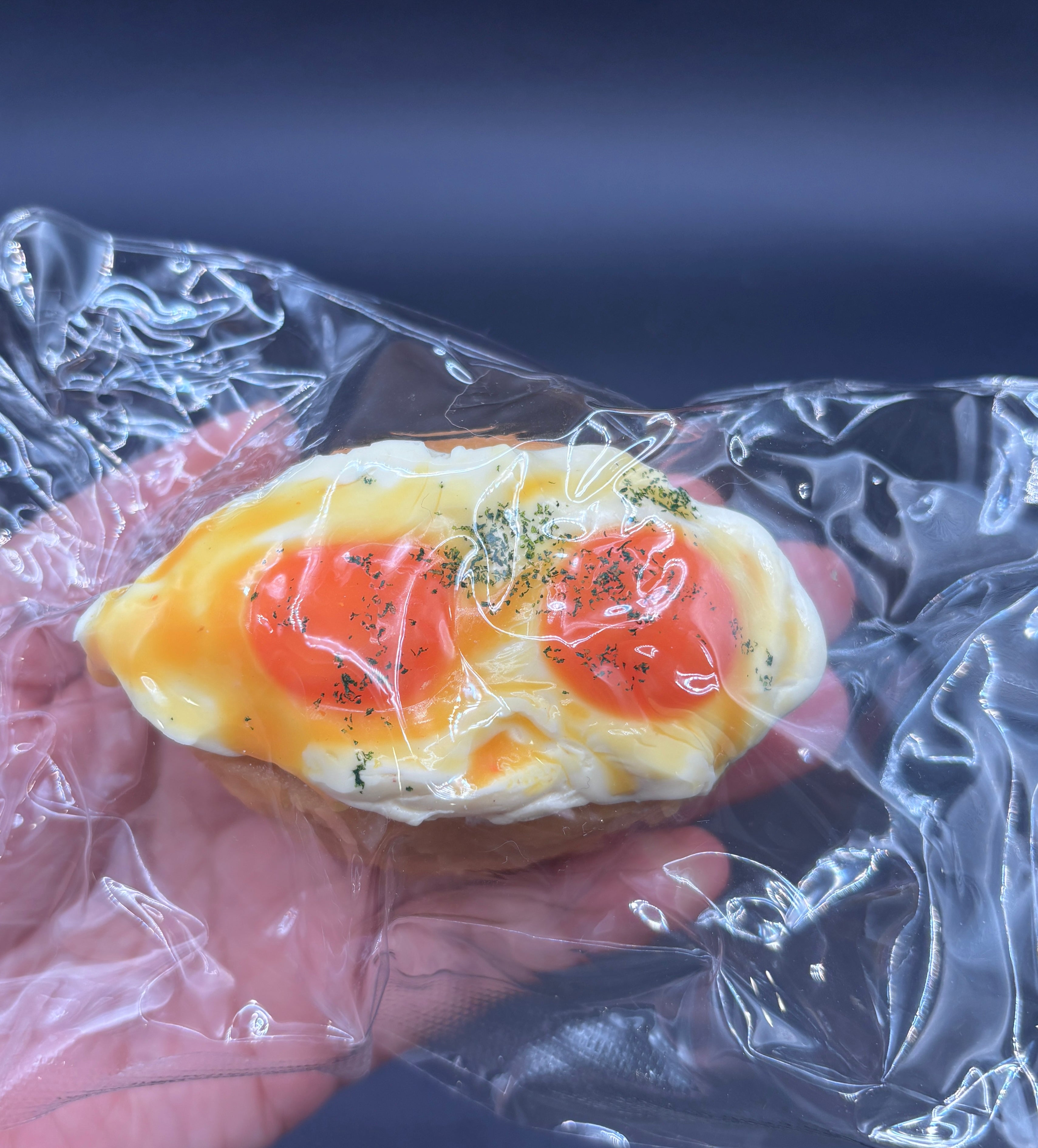 Sunny side up egg toast taba soft