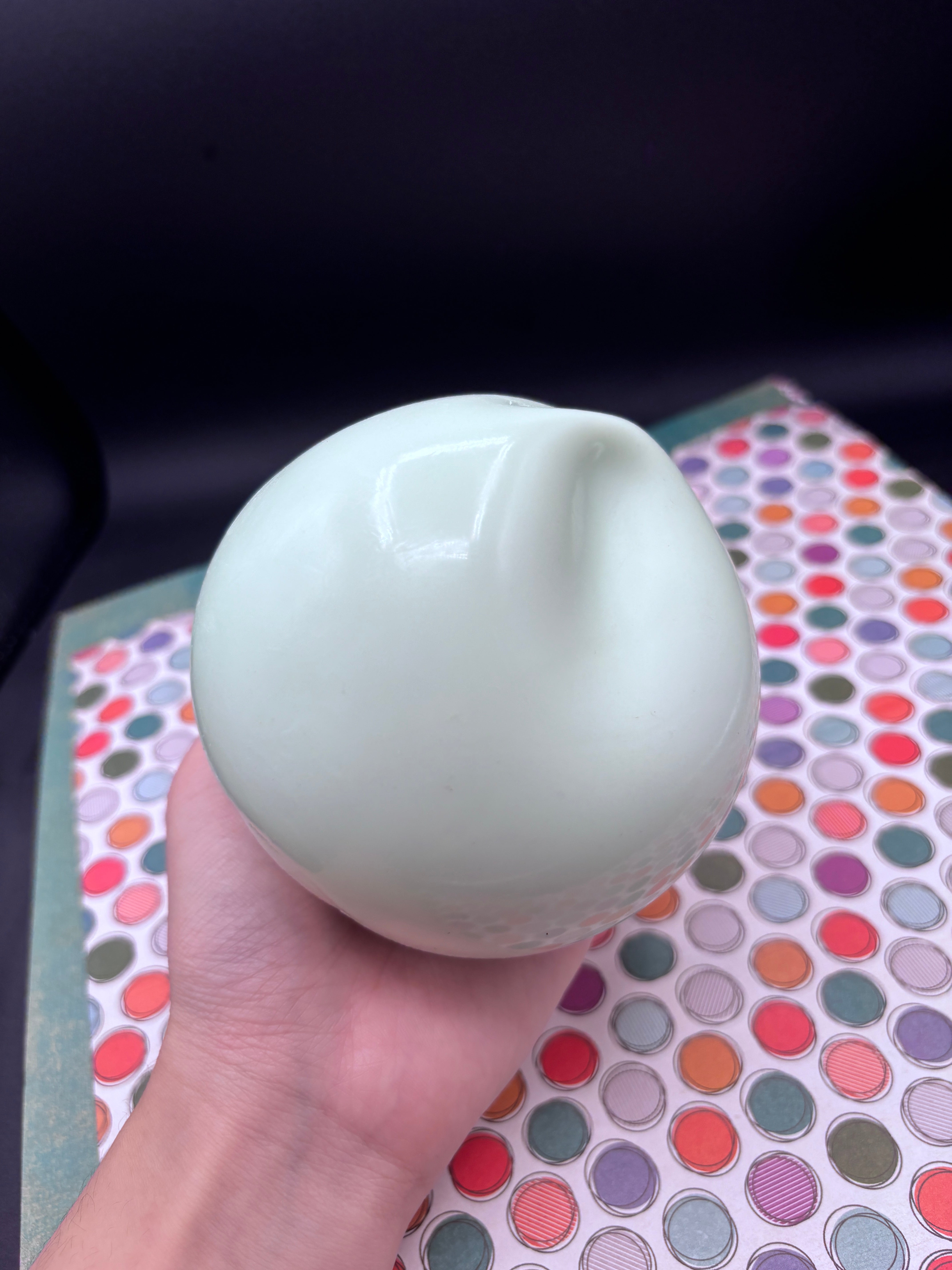 clay ball green Stress Relief Ball Toys