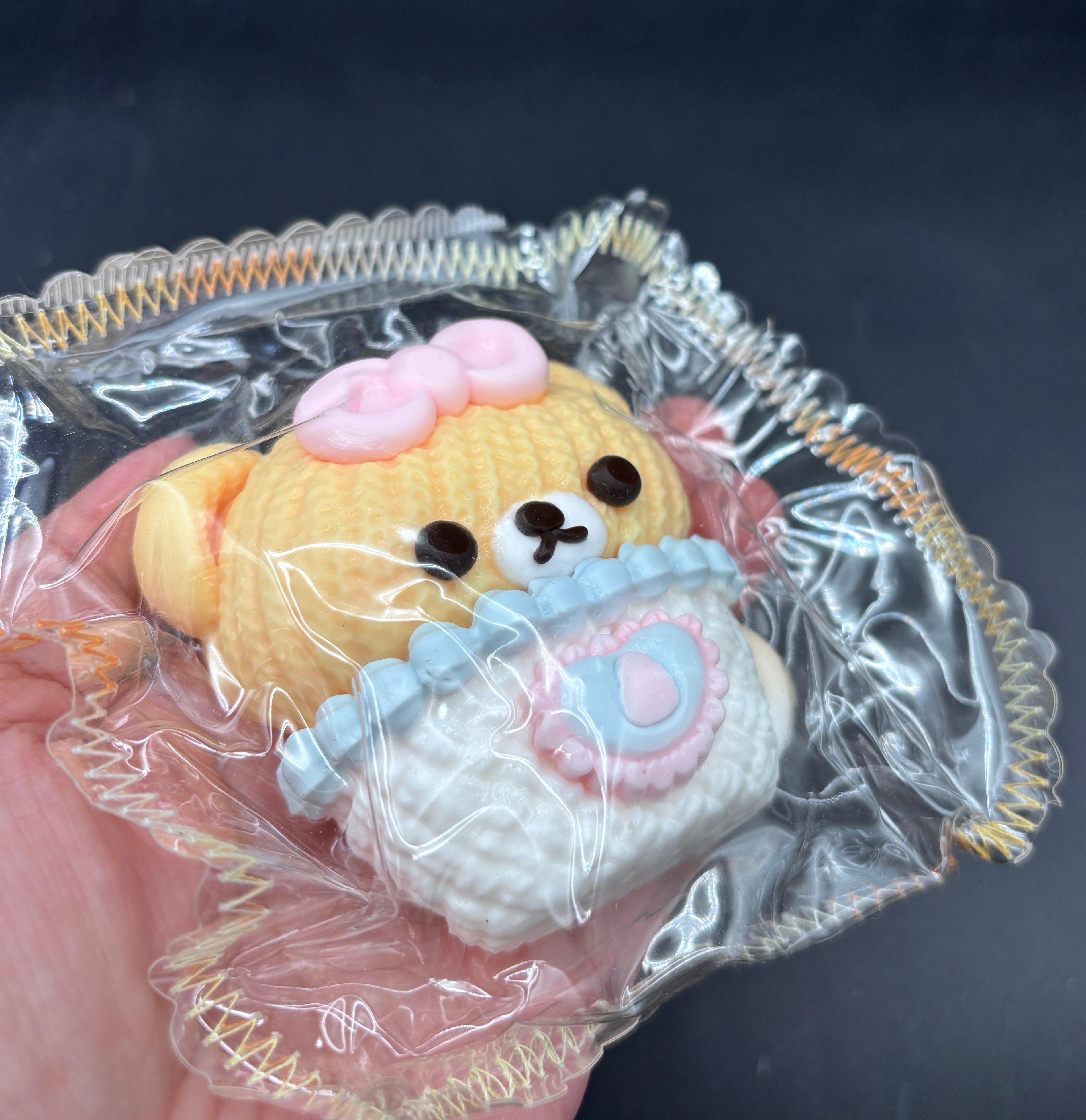 Rilakkuma in a tea cute detailed Taba Squishy Toy