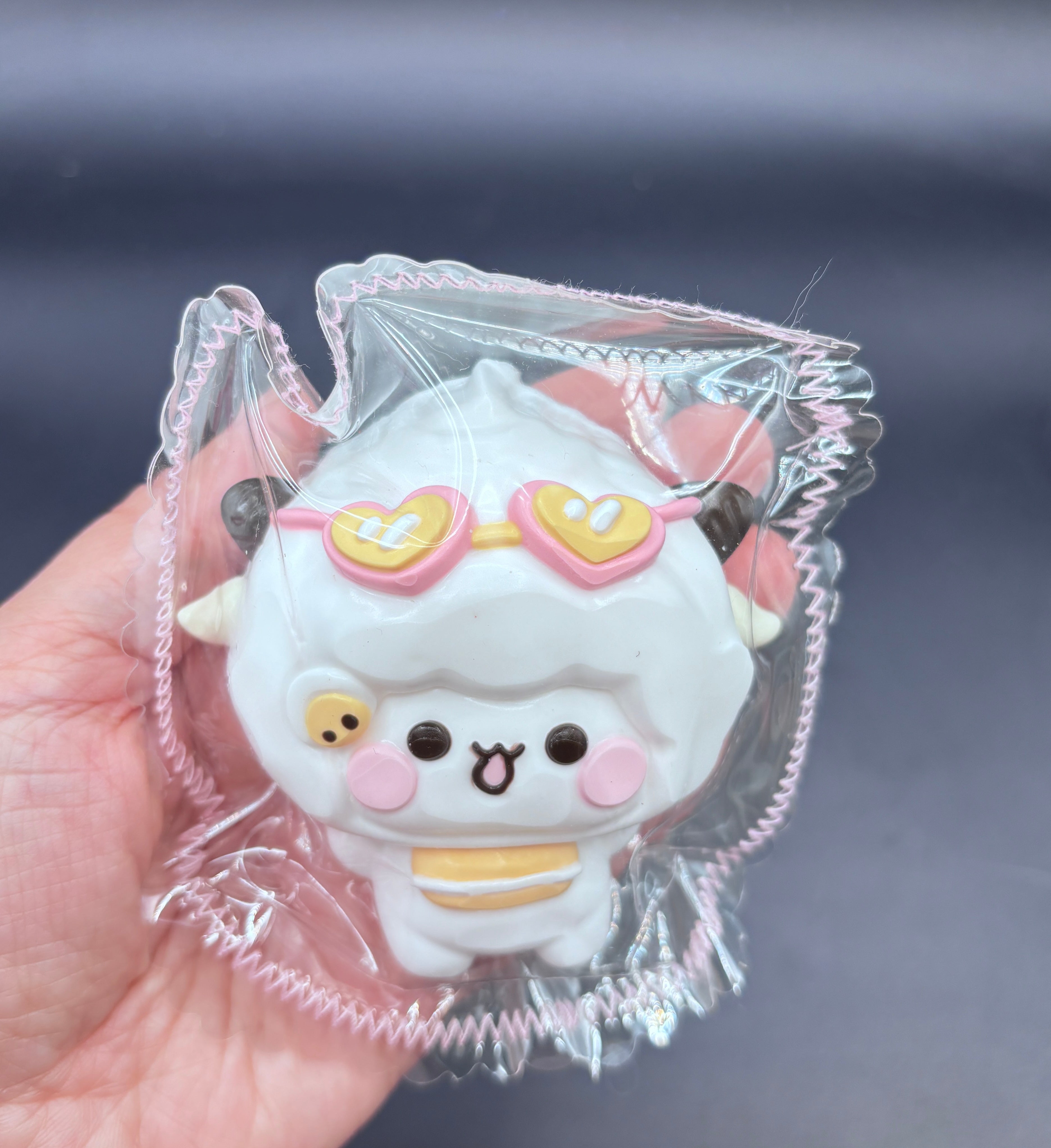 Cute sheep bubu in the beach taba squishy soft