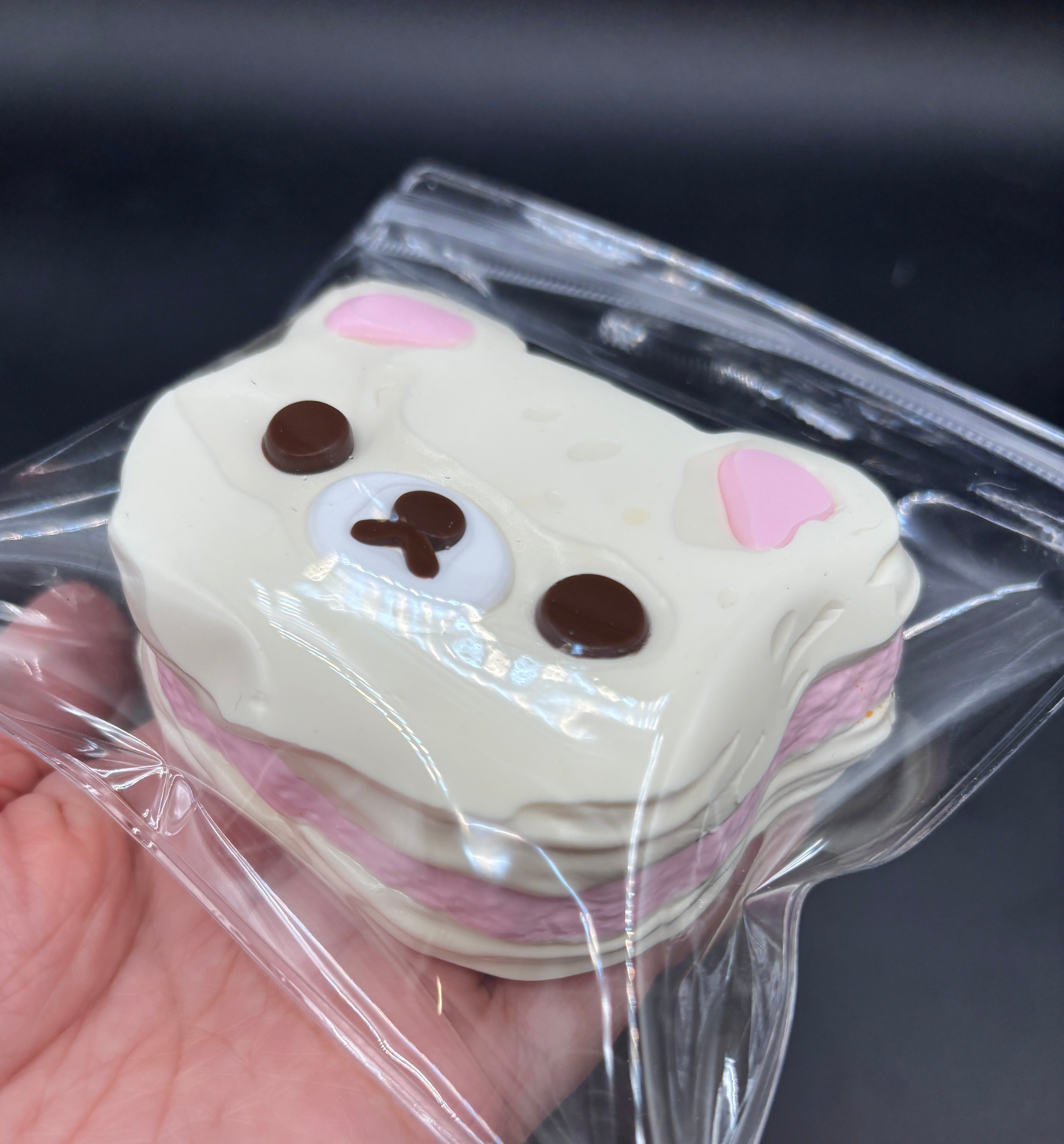 Pack of 1 large Korilakkuma cake soft taba squishy