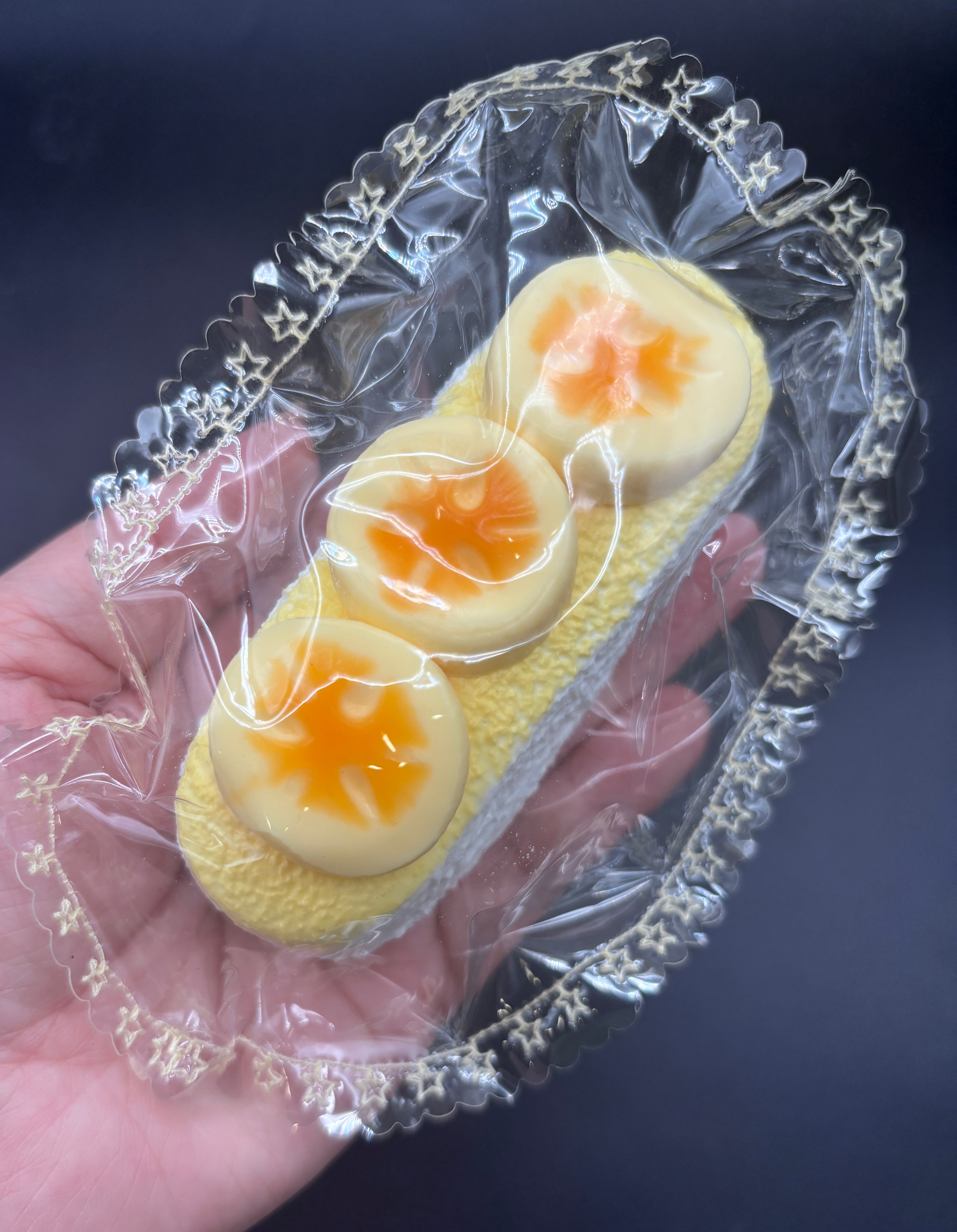 Detailed banana cake Taba Squishy Toy