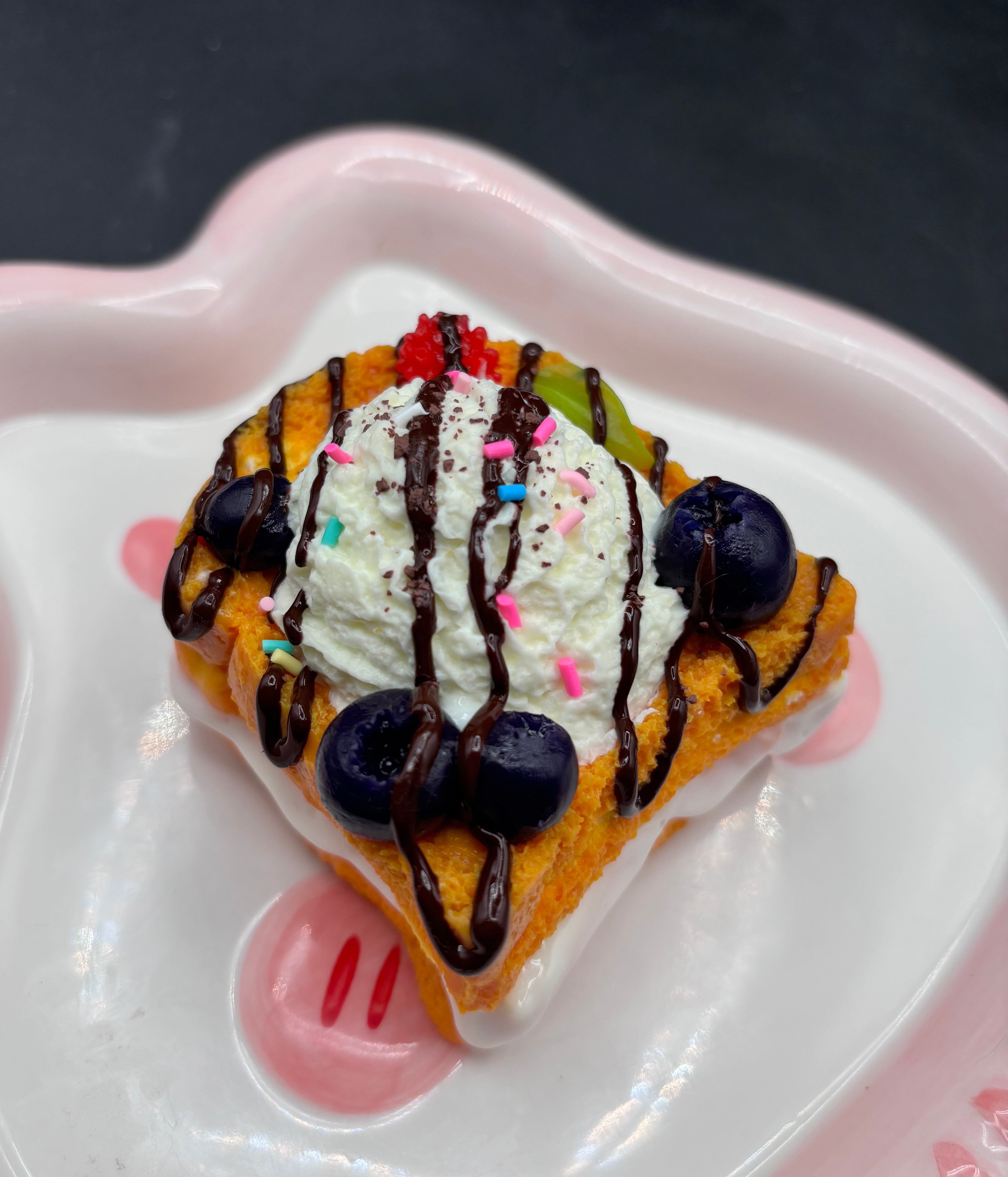 Icecream Toast With Fruits Taba Squishy