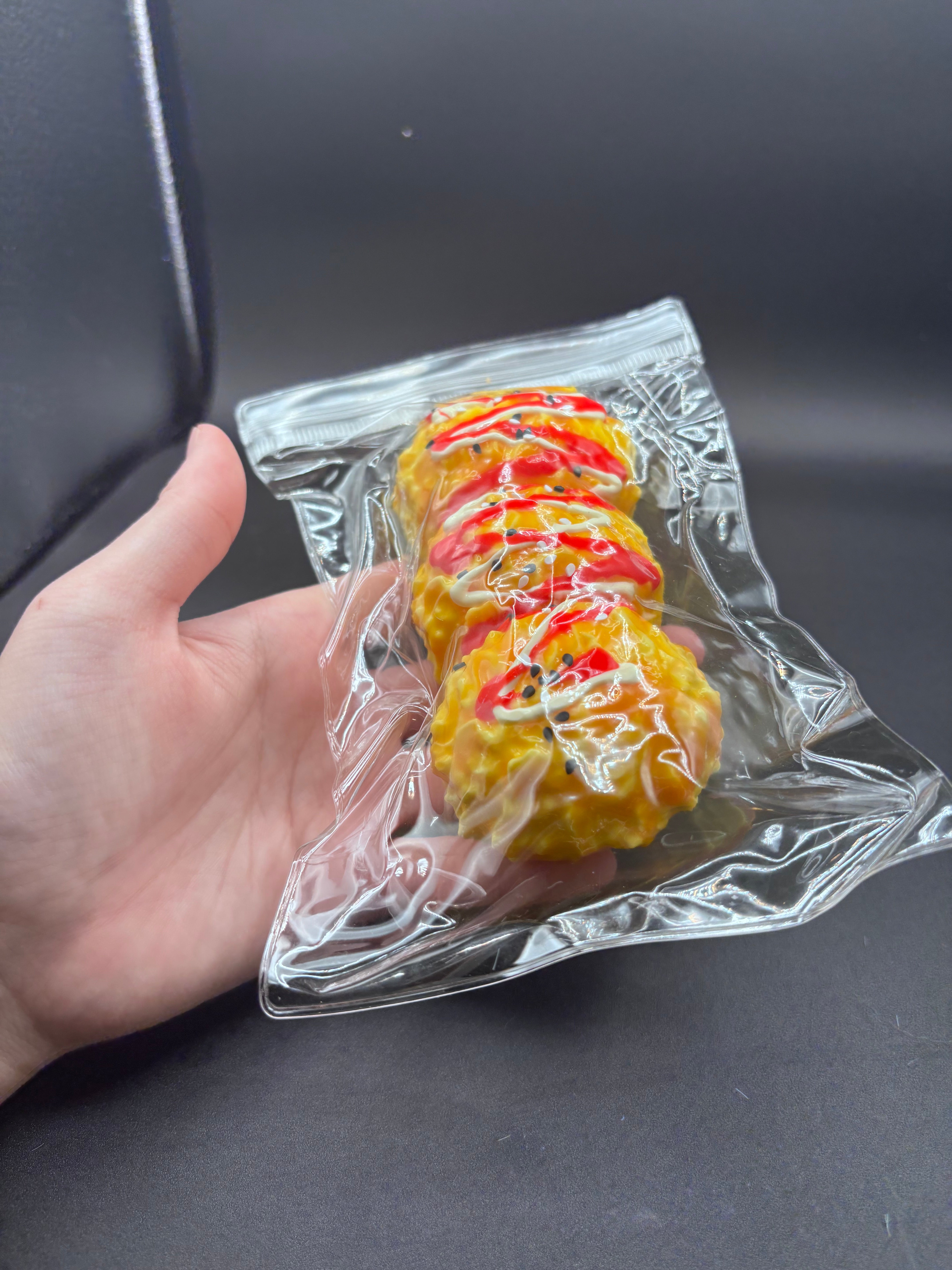 Cheese Octopus Ball Taba Squishy Toy