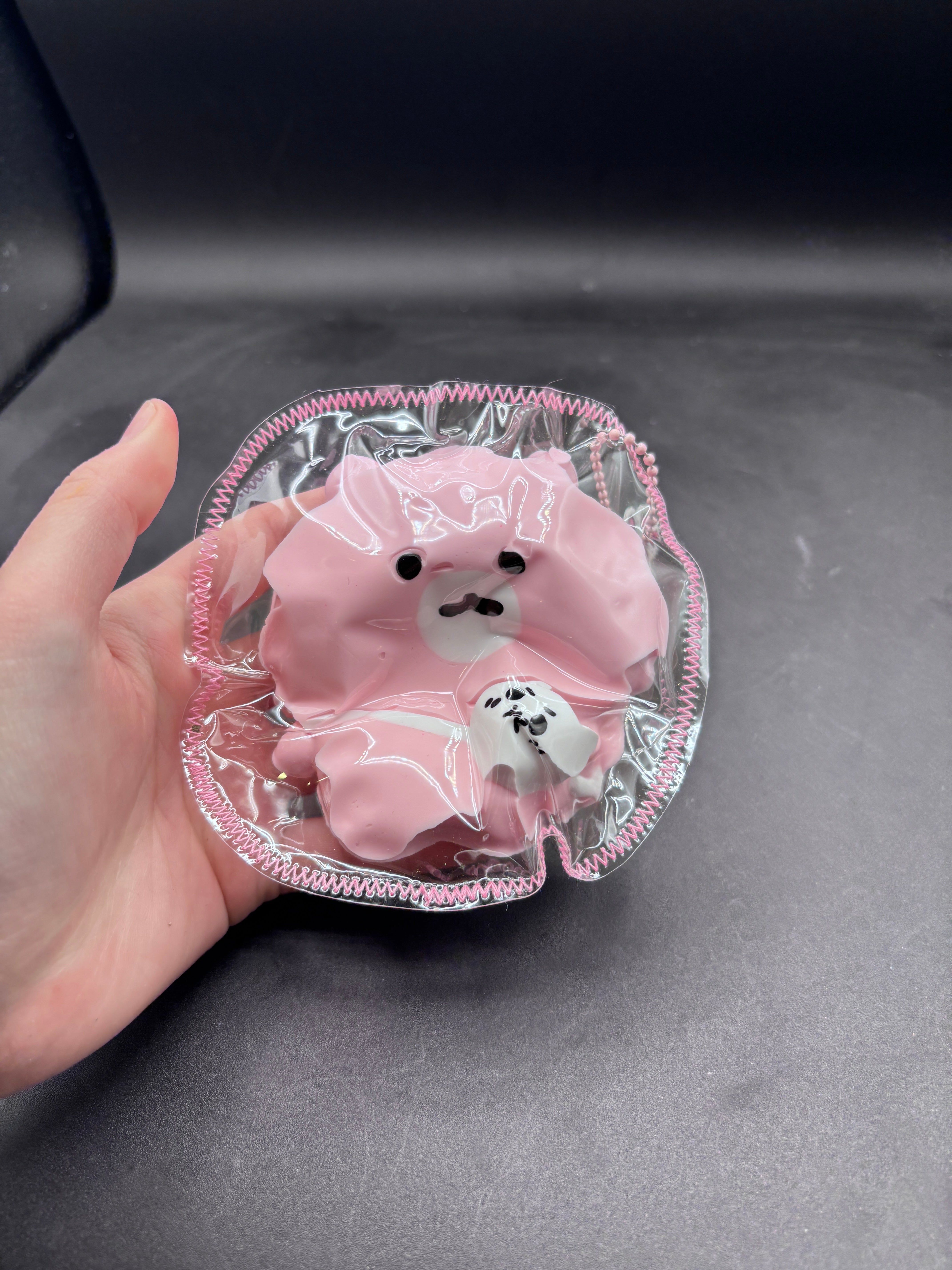 Pink Bear Taba Squishy