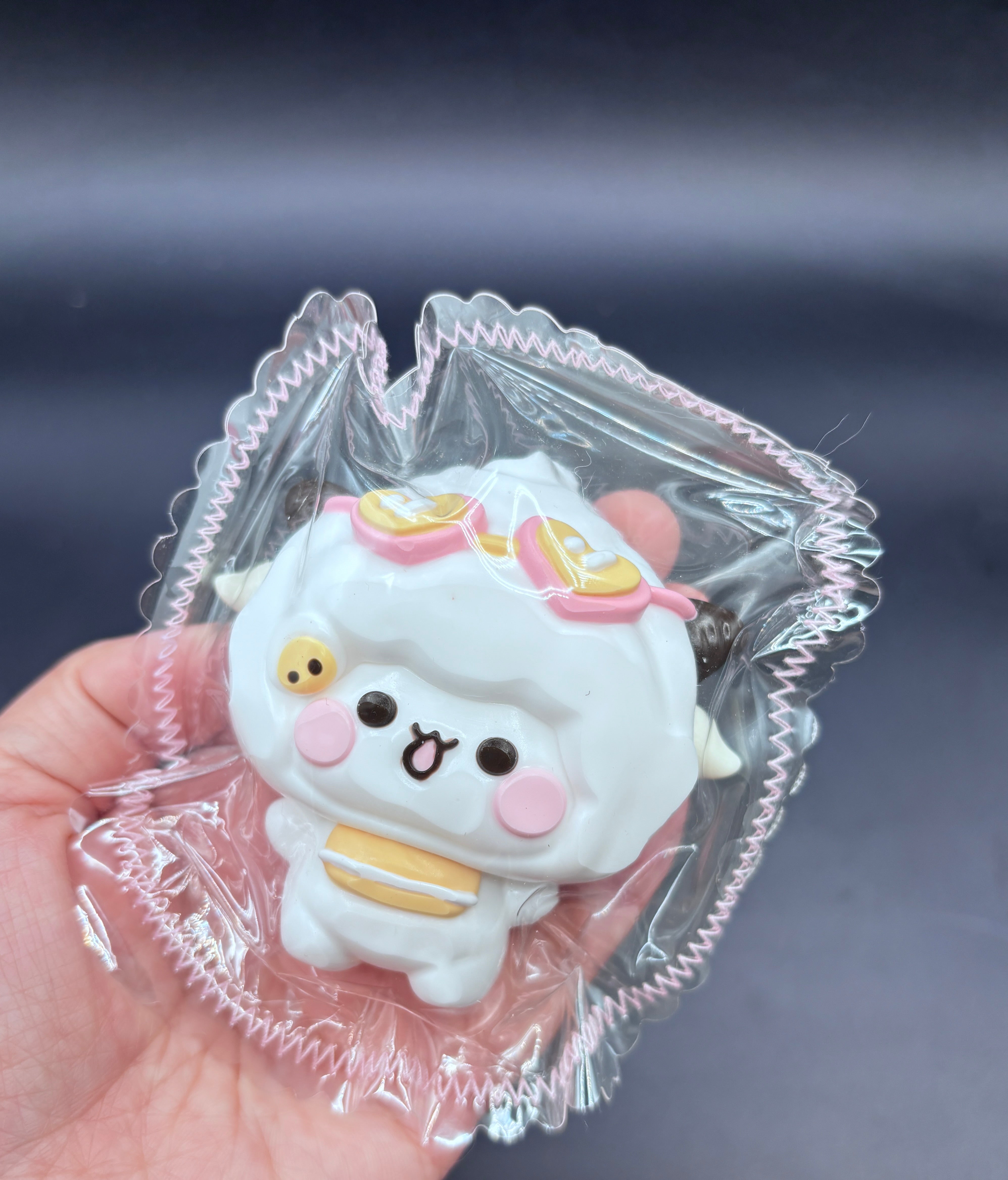 Cute sheep bubu in the beach taba squishy soft