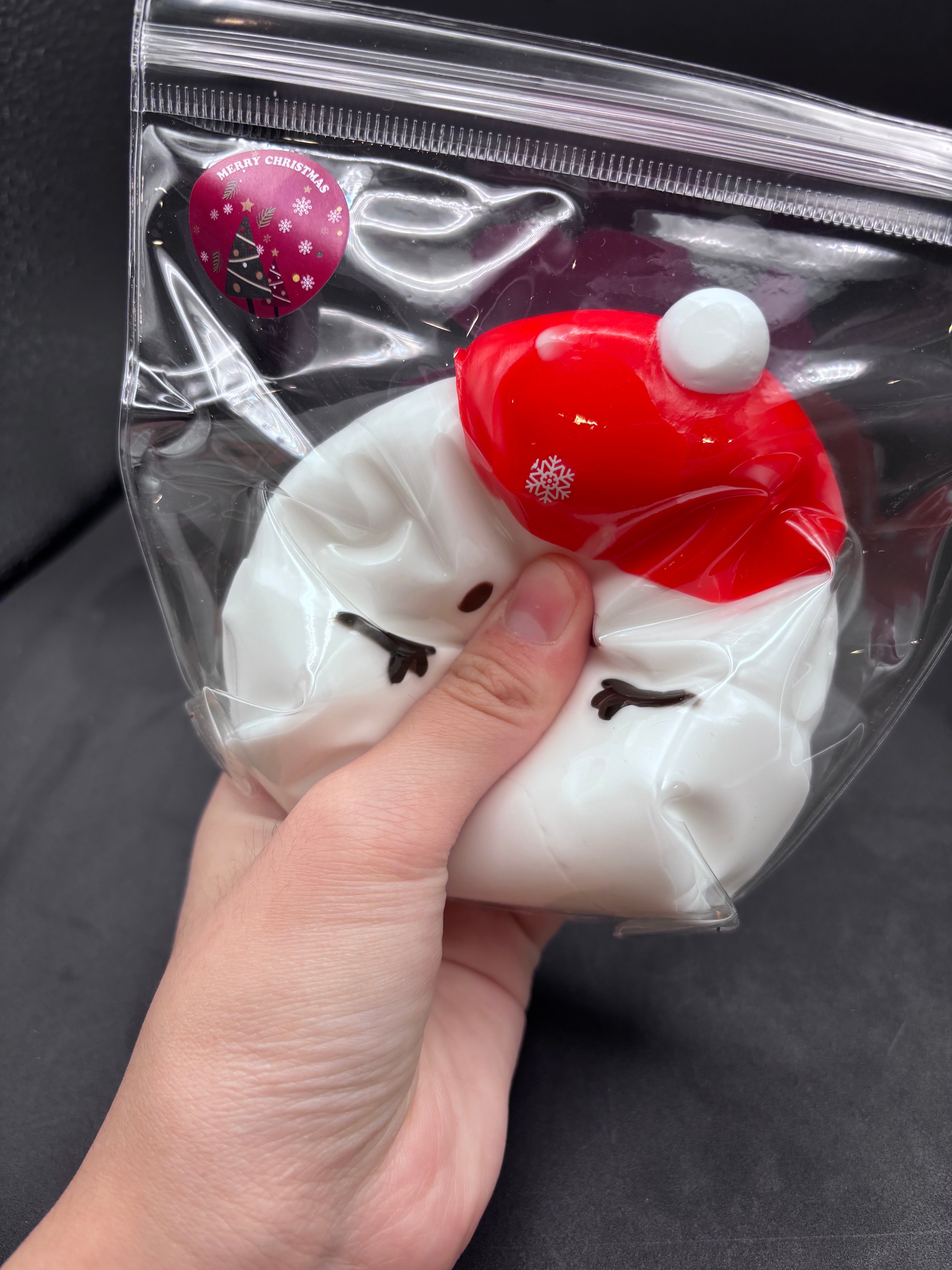 Christmas Snowman Taba Squishy Toy