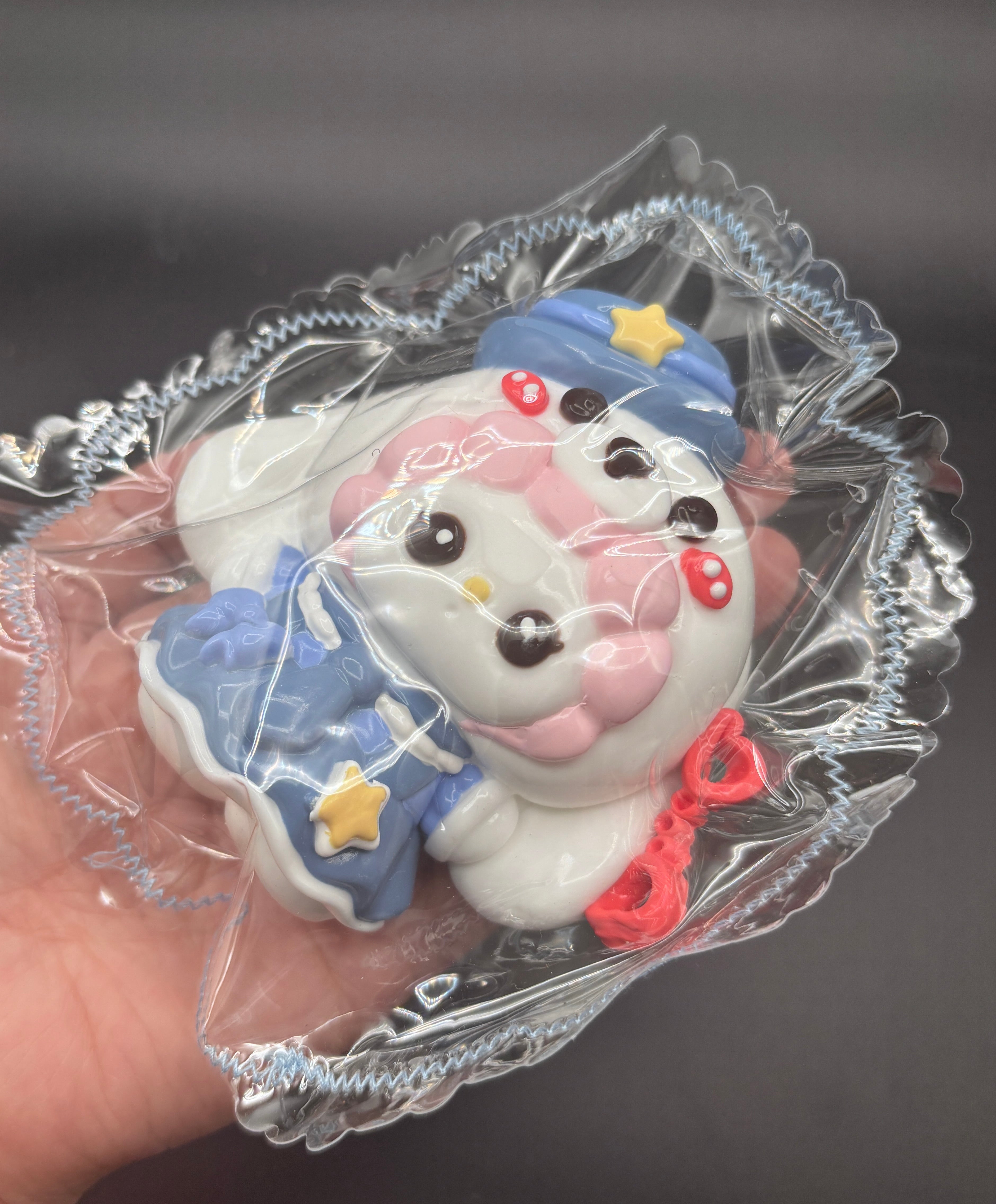 Cute detailed bunny cop Taba Squishy Toy