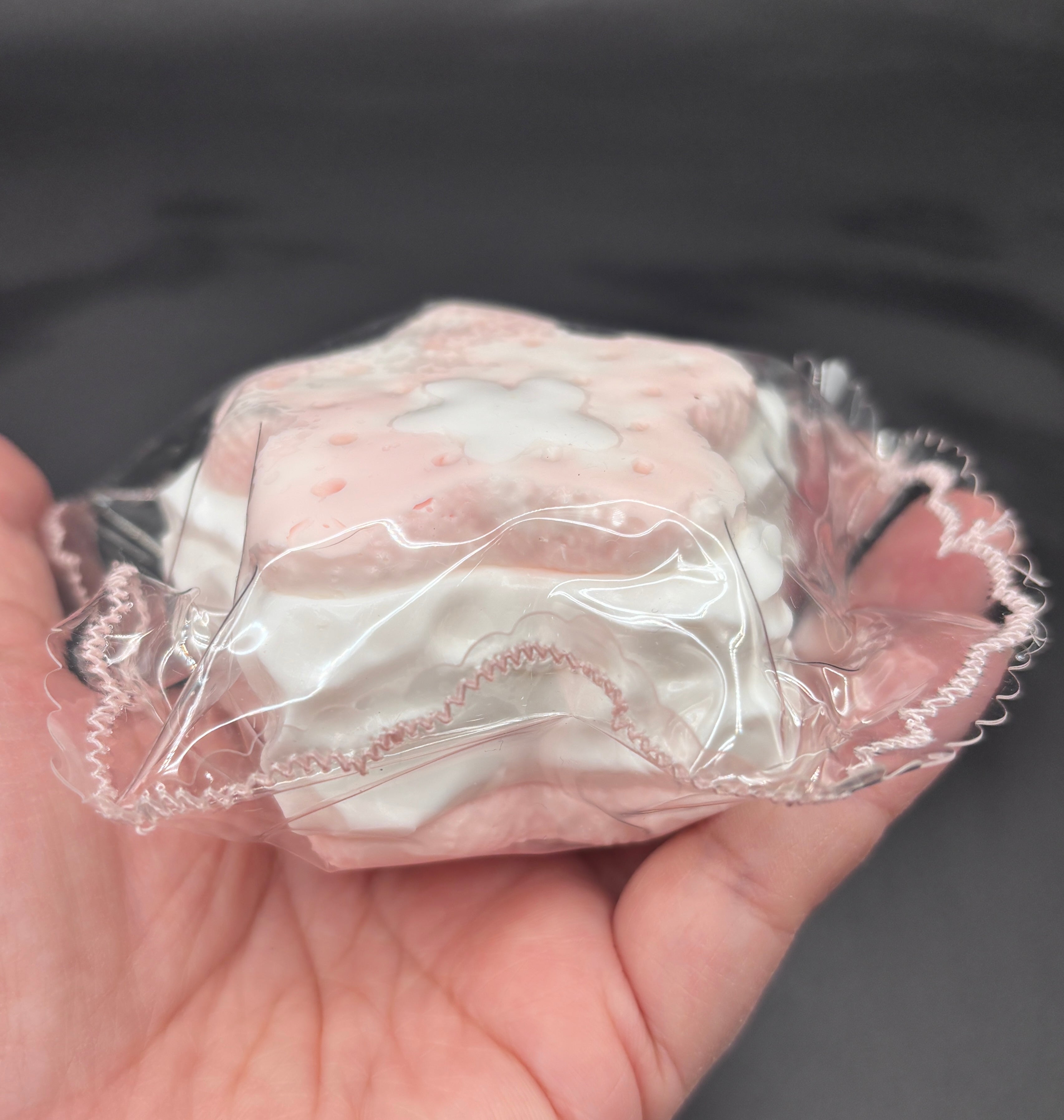 Super soft pink star cake Taba Squishy Toy