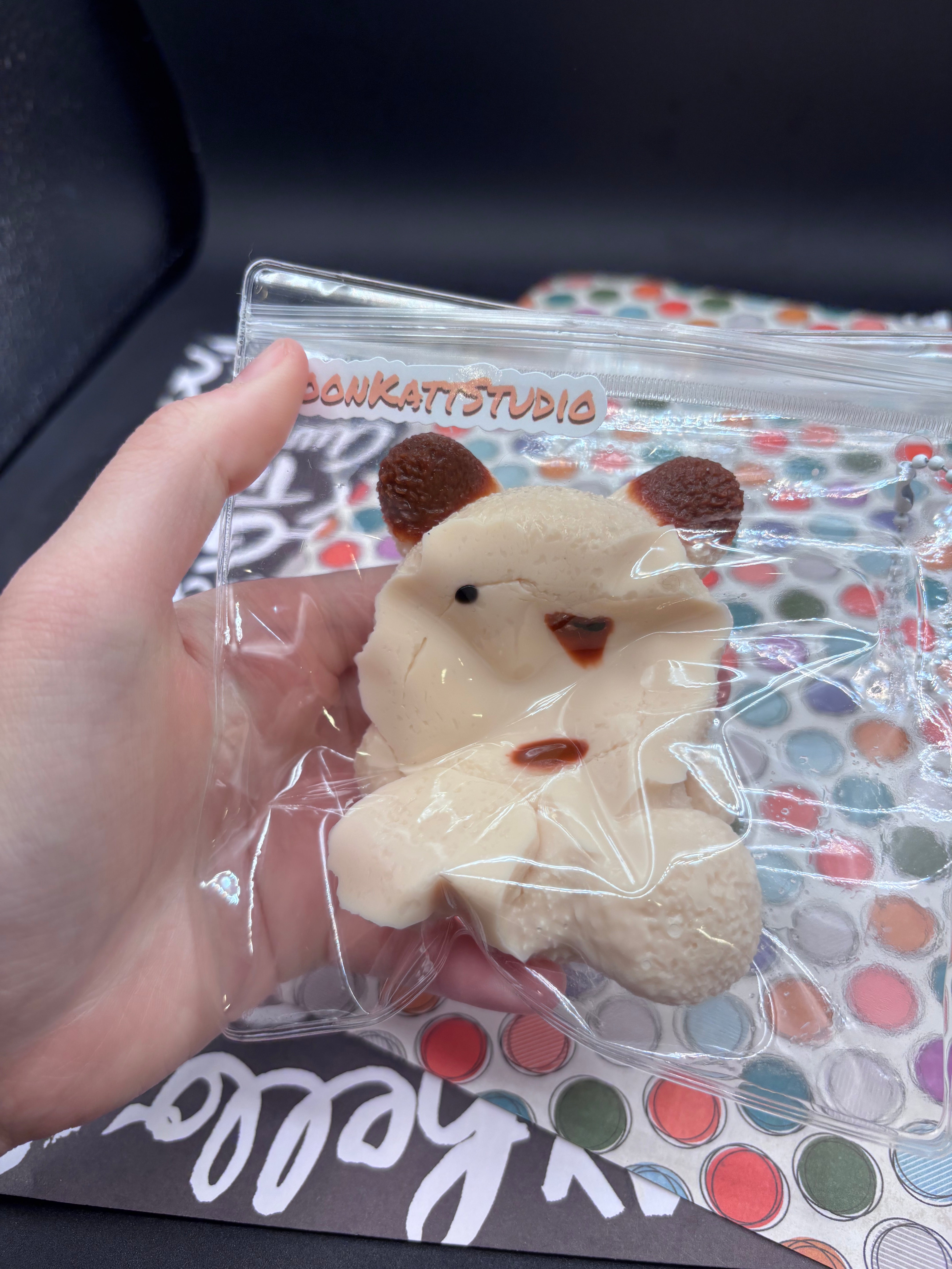 Puppy Coffee Colored Taba Squishy Toy