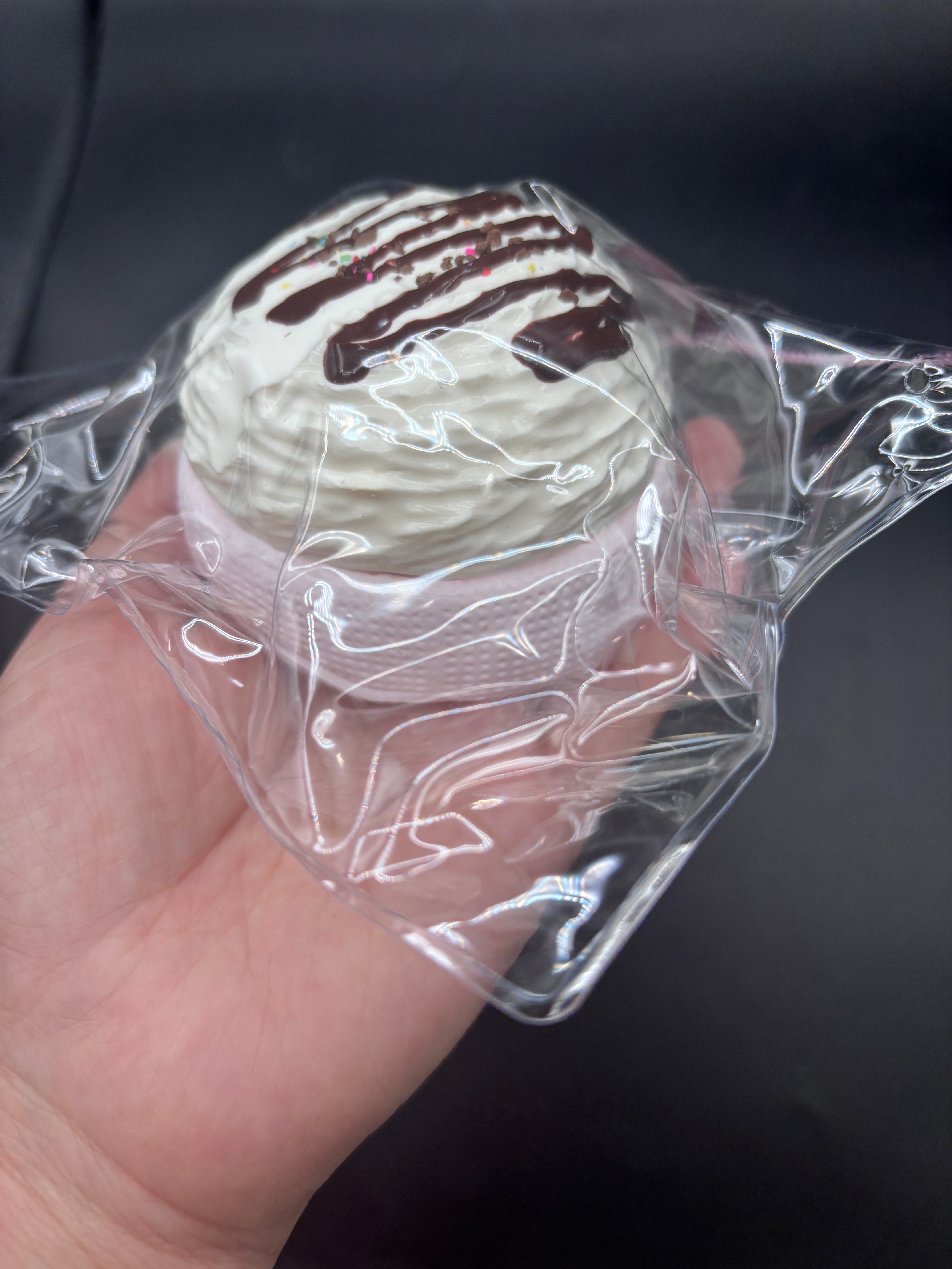 Large icecream sundae soft cute Taba Squishy Toy