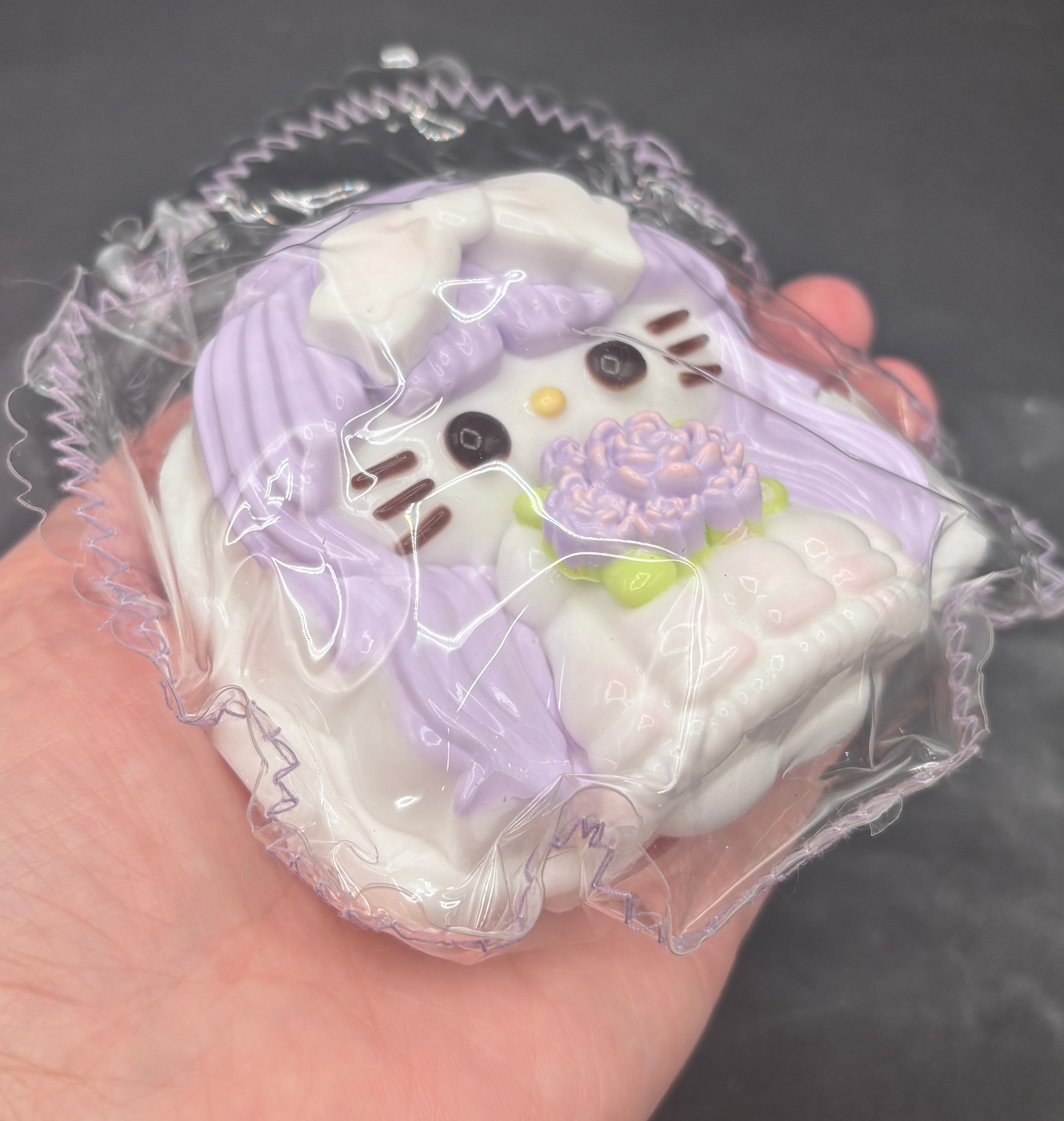 HK bridal maid with flowers (pink or purple) Taba Squishy Toy