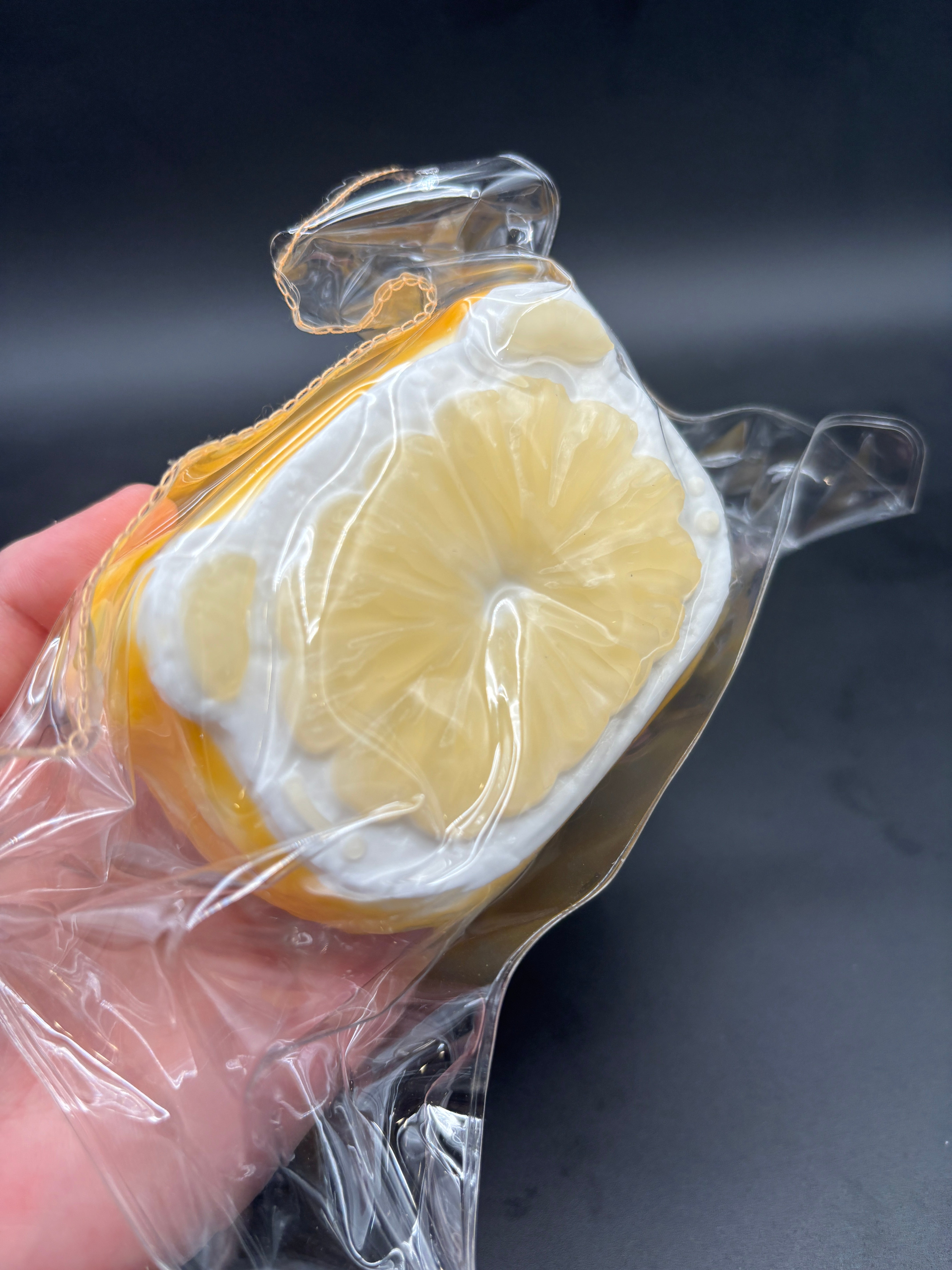 Frozen butter orange kitty moldable large taba squishy