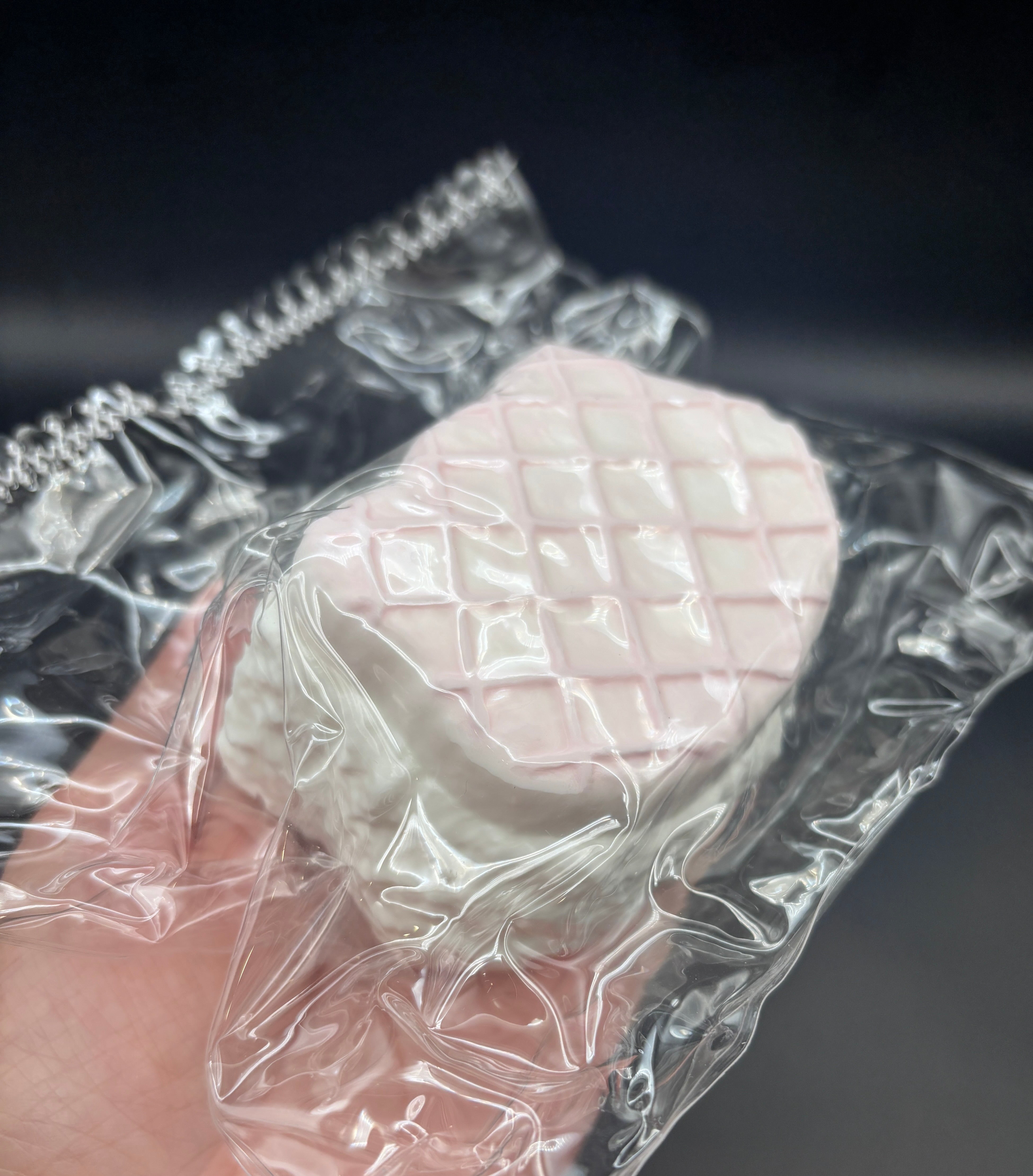 frozen butter textured kitty waffle layer (read des!) Taba Squishy Toy