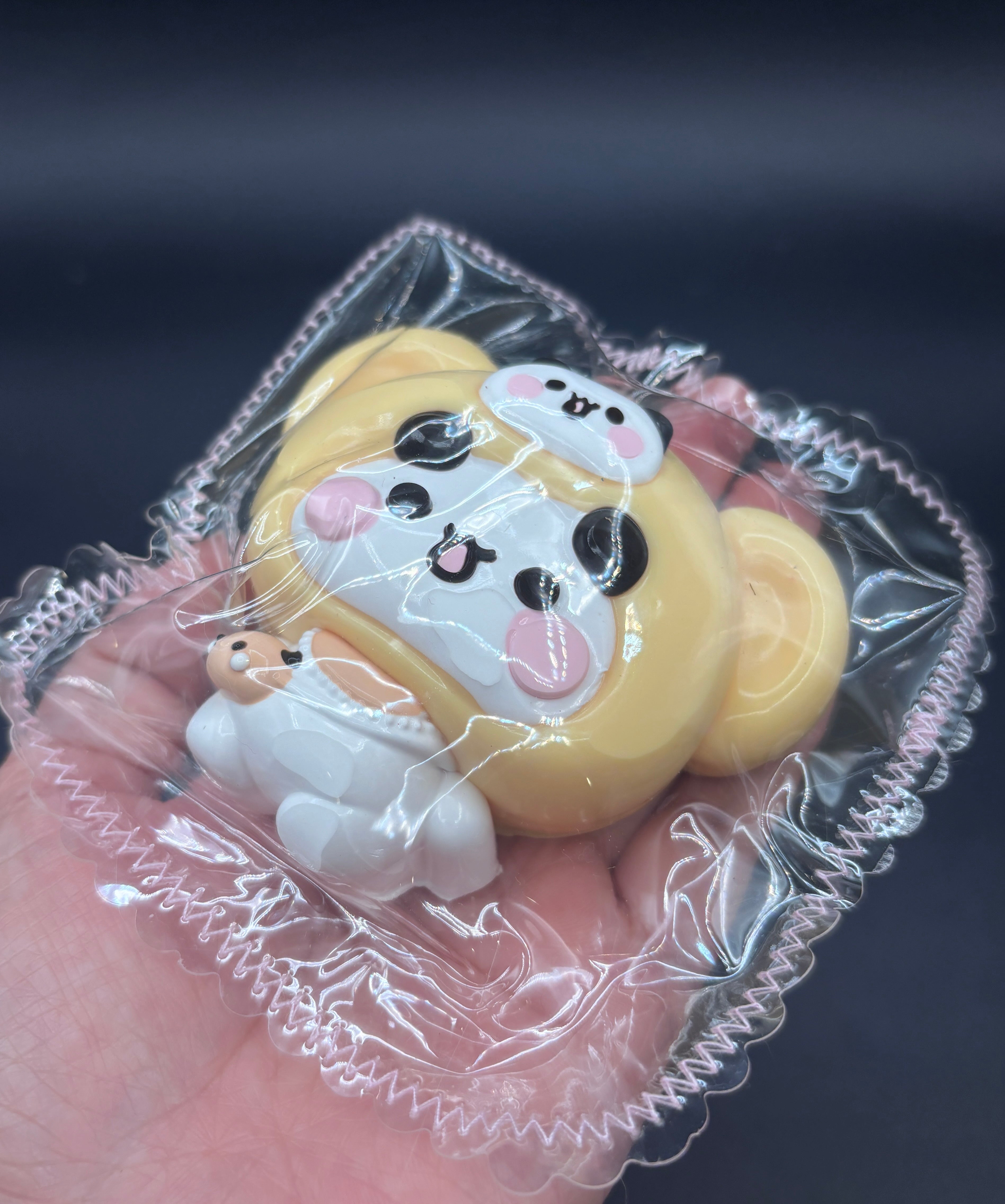 Cute yellow mouse panda  taba squishy soft