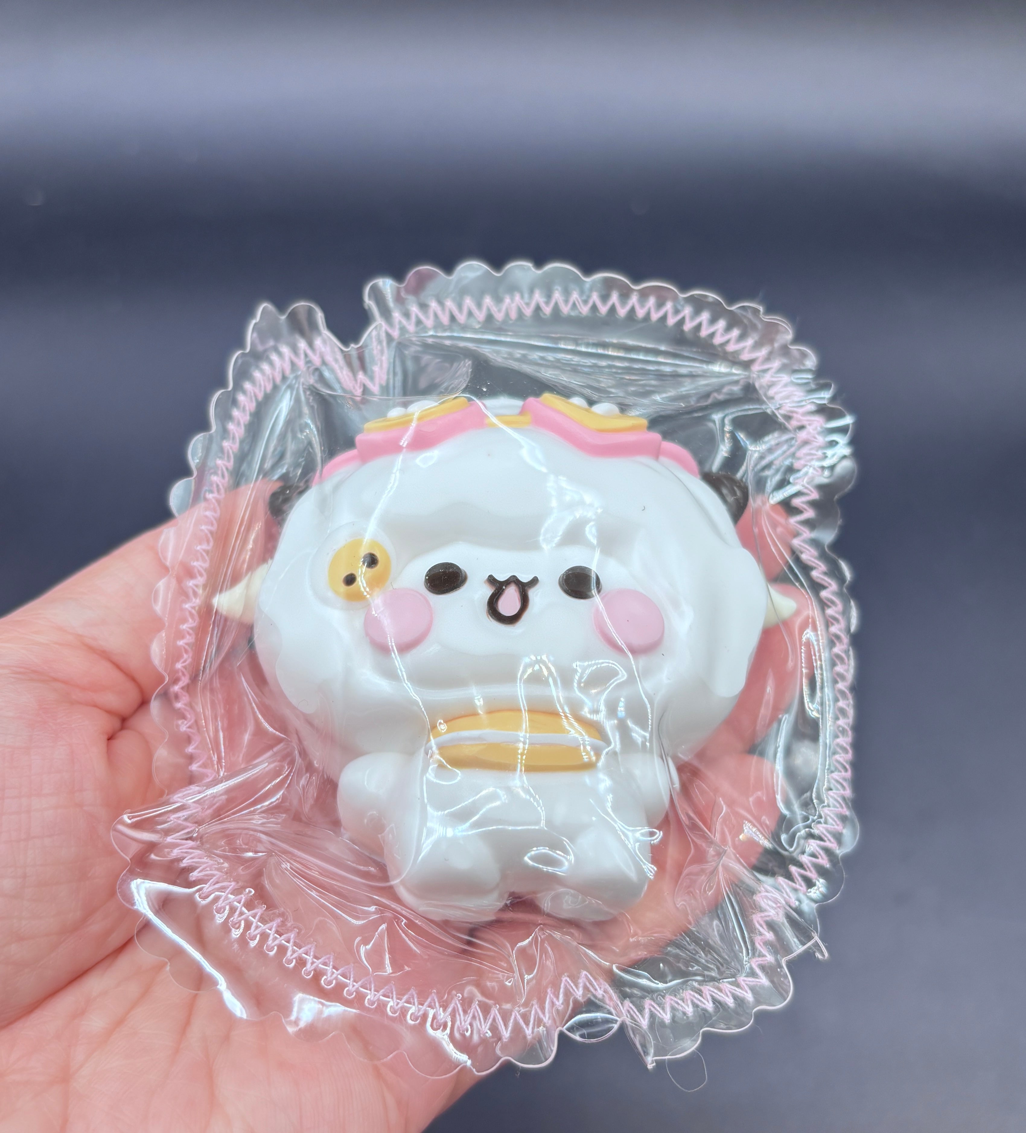 Cute sheep bubu in the beach taba squishy soft