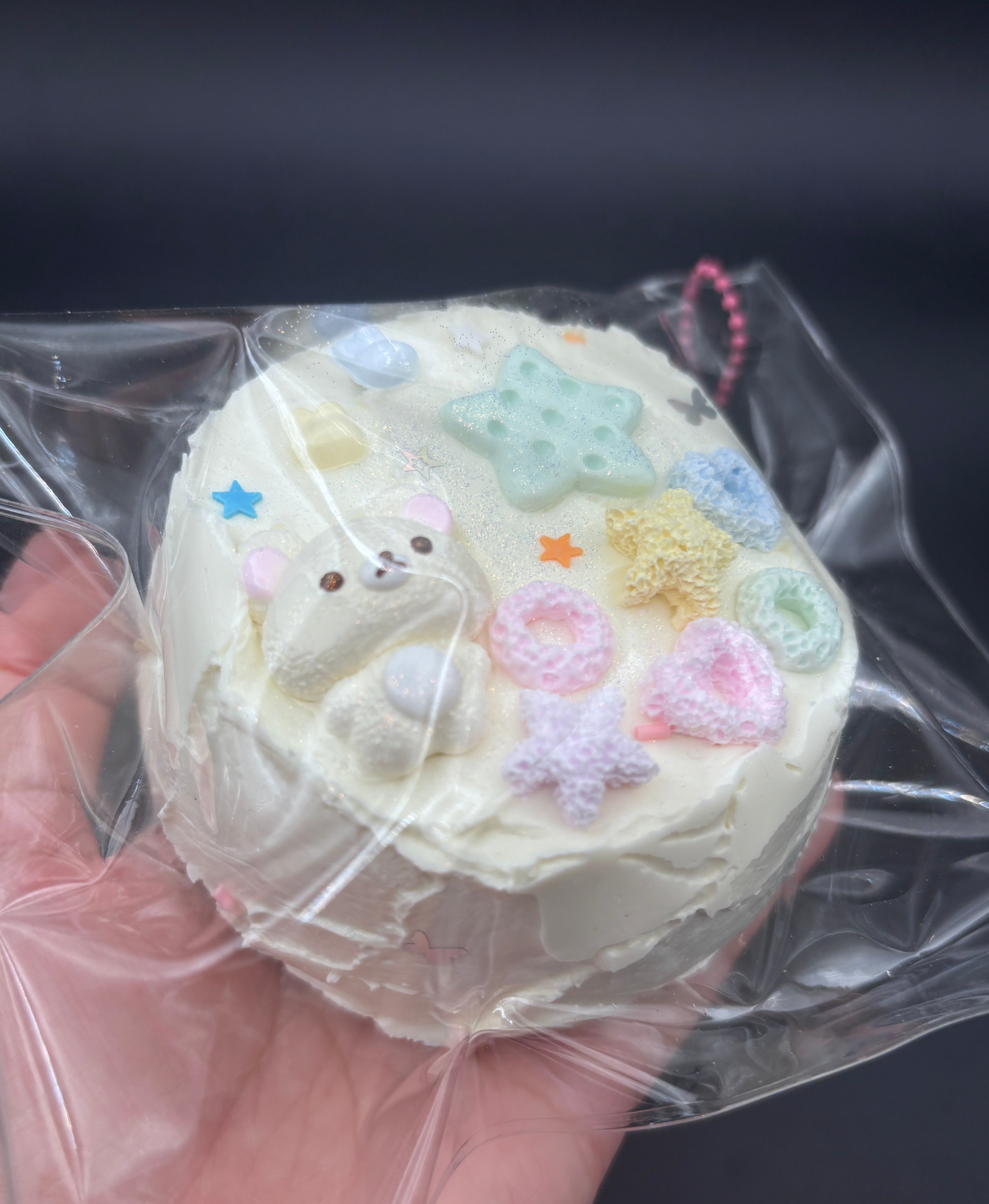 Large korilakkuma cake Taba Squishy Toy