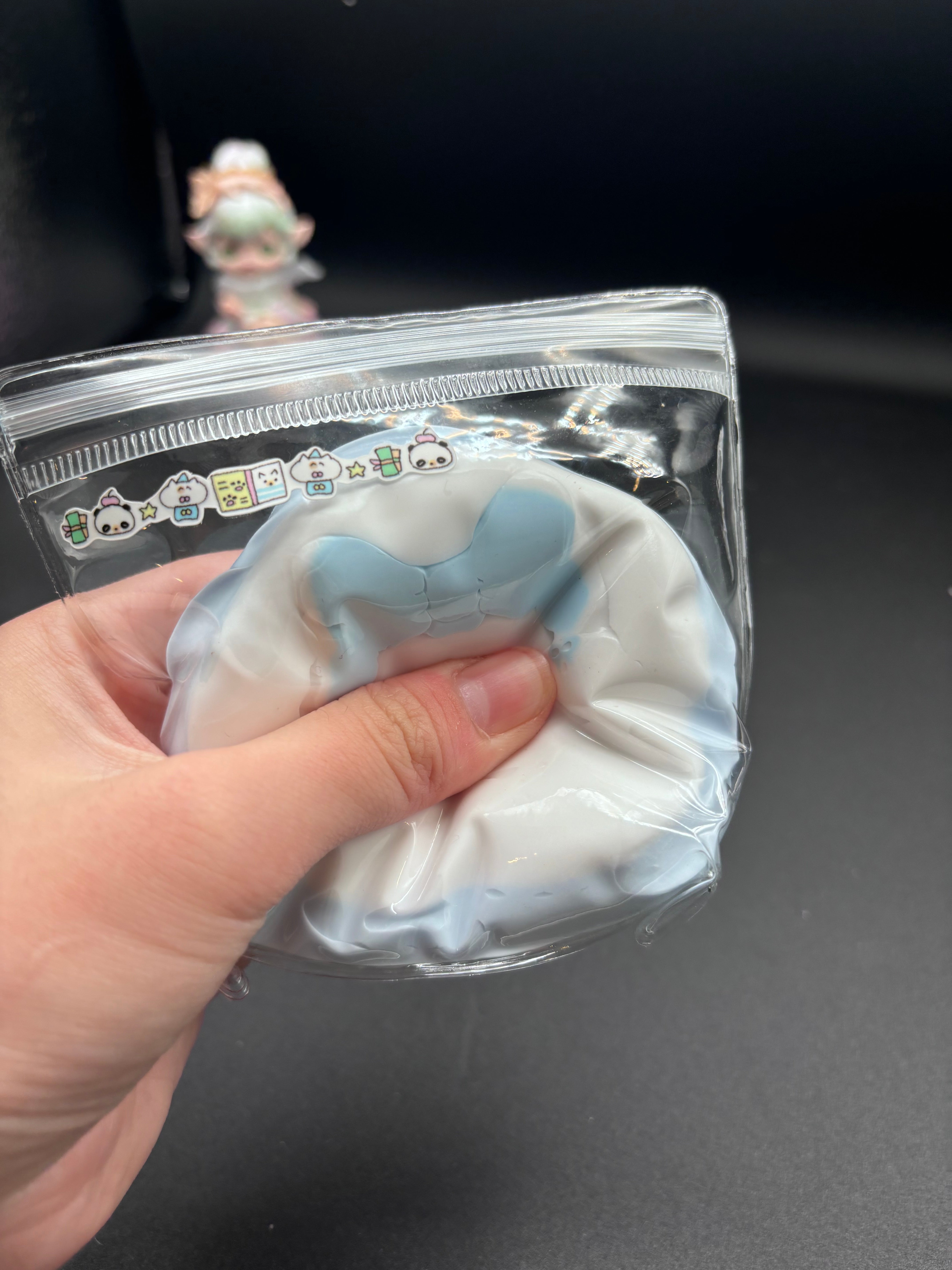 Cinnamaroll Star Macaron Blue Taba Squishy Toy