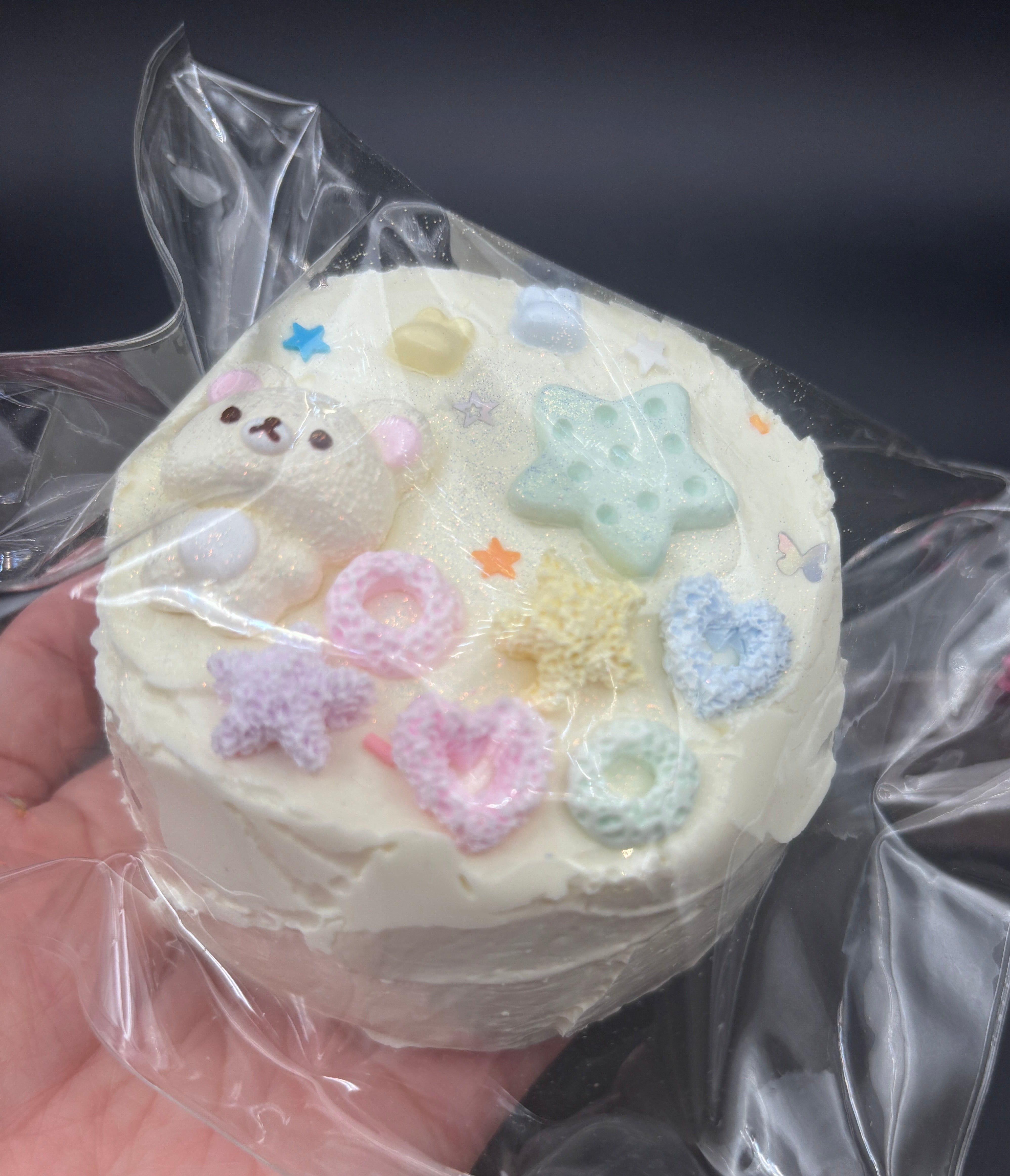 Large korilakkuma cake Taba Squishy Toy