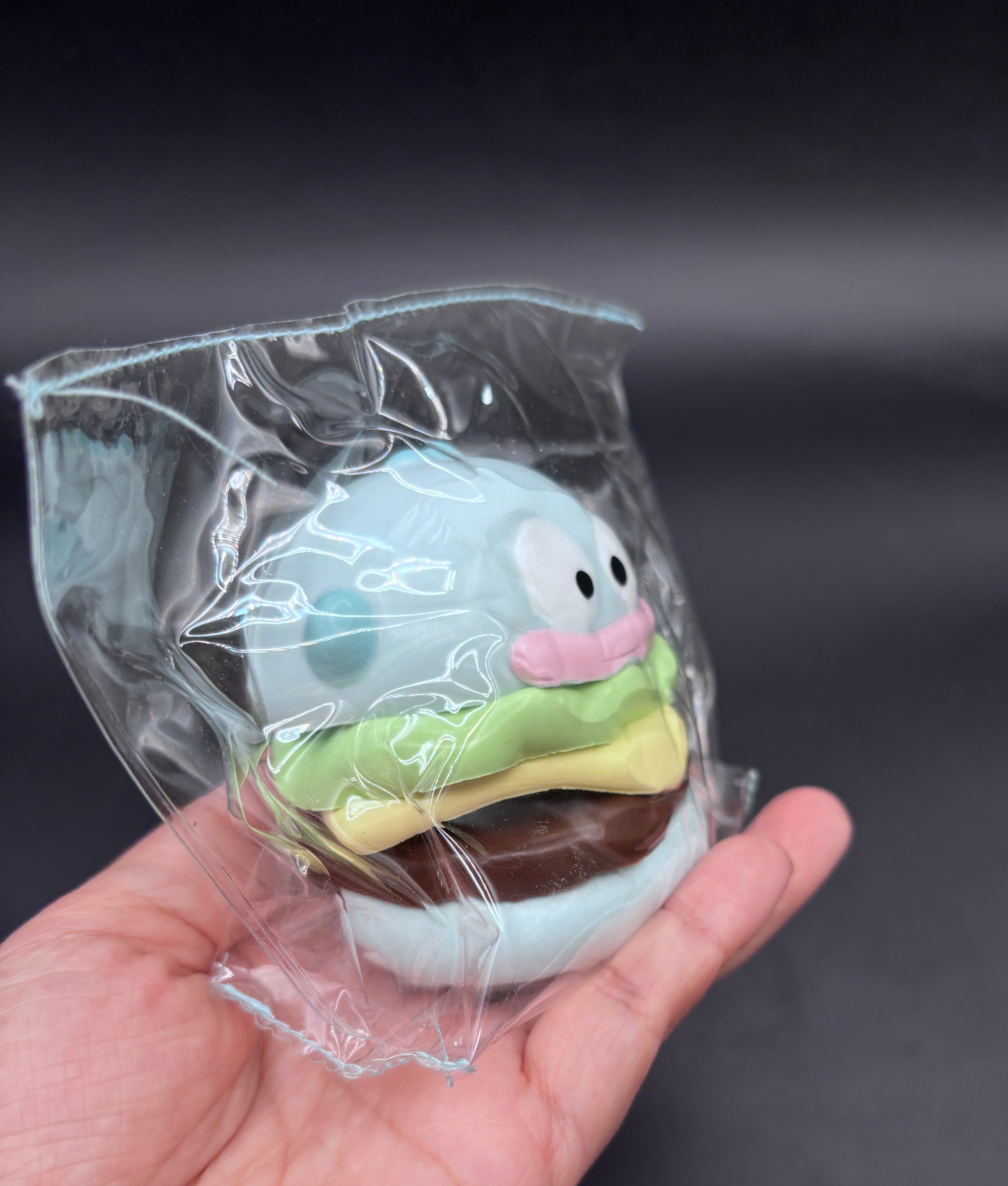 Hangyodon layered hamburger frozen butter textured stiff taba squishy