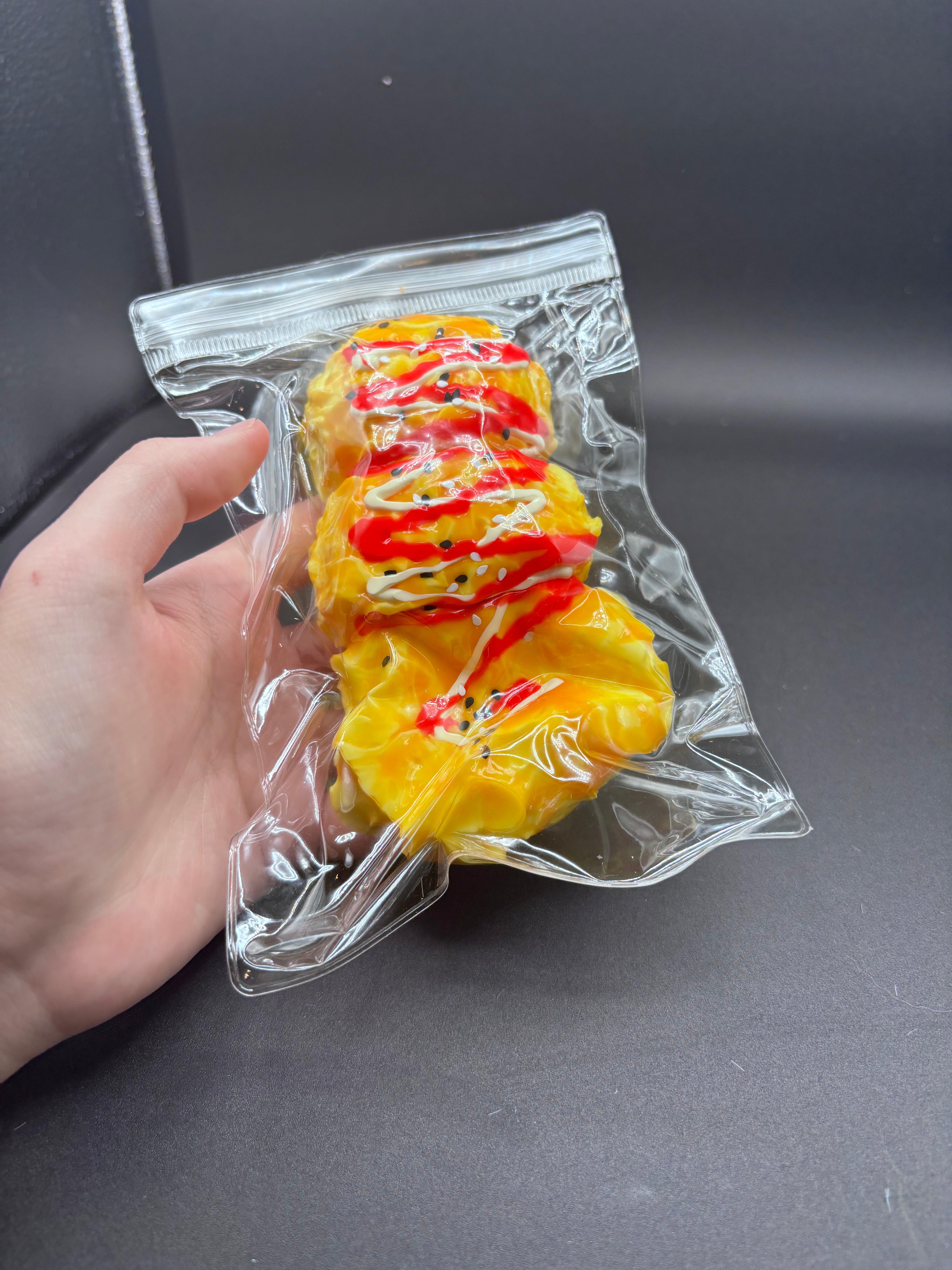 Cheese Octopus Ball Taba Squishy Toy