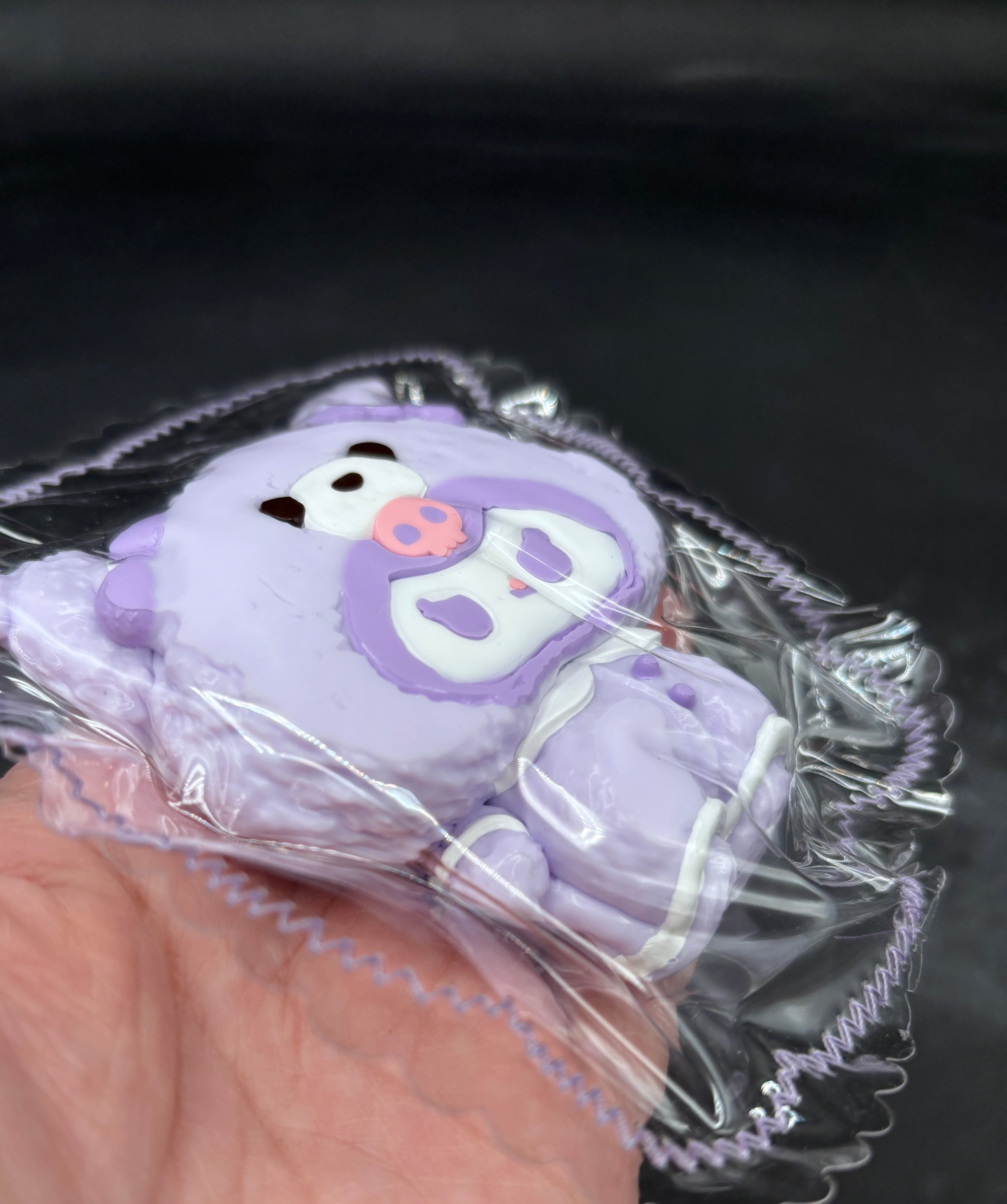 Cute purple KK pajamas Taba Squishy Toy
