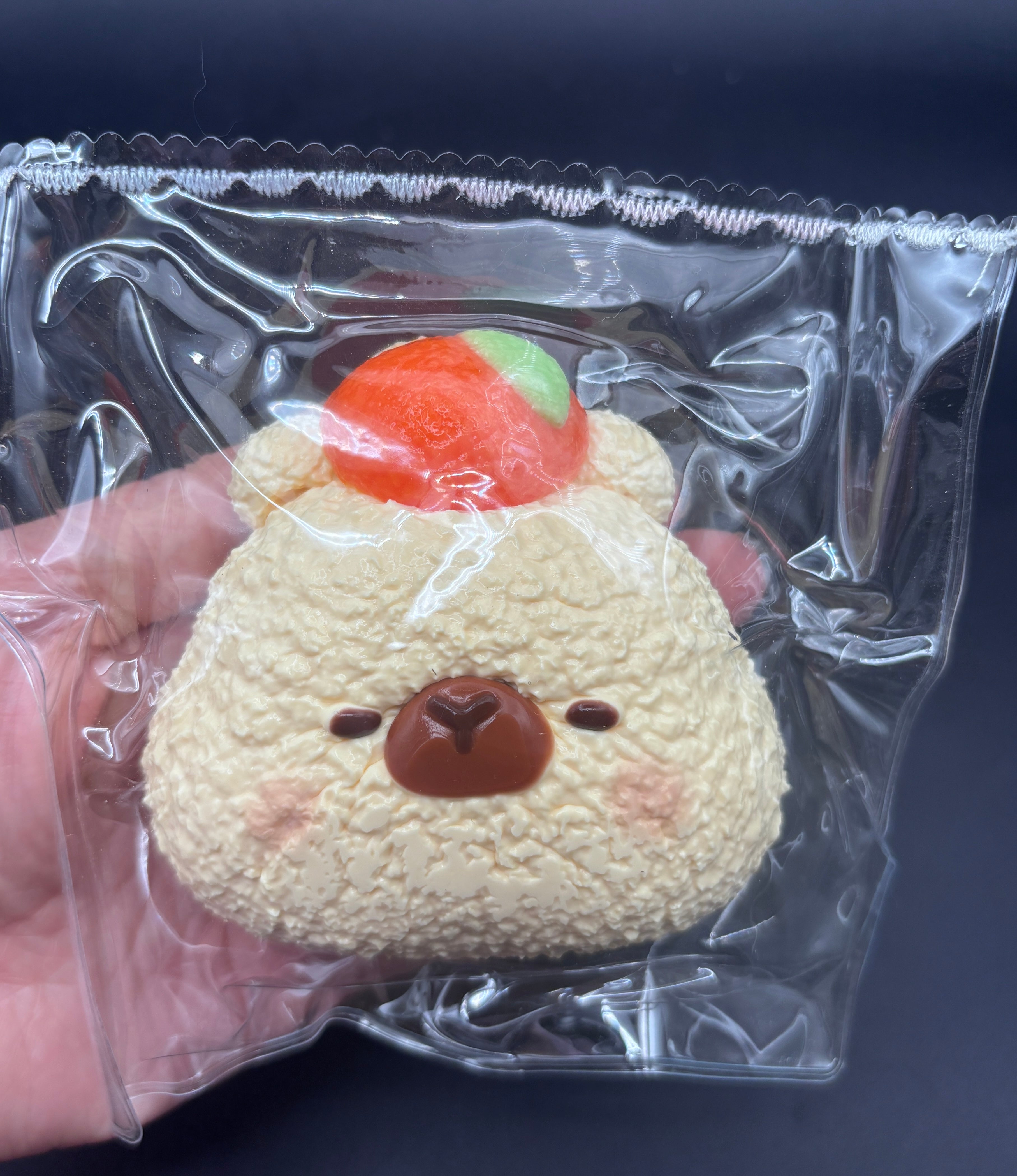 Cute capybara rice bal Taba Squishy Toy