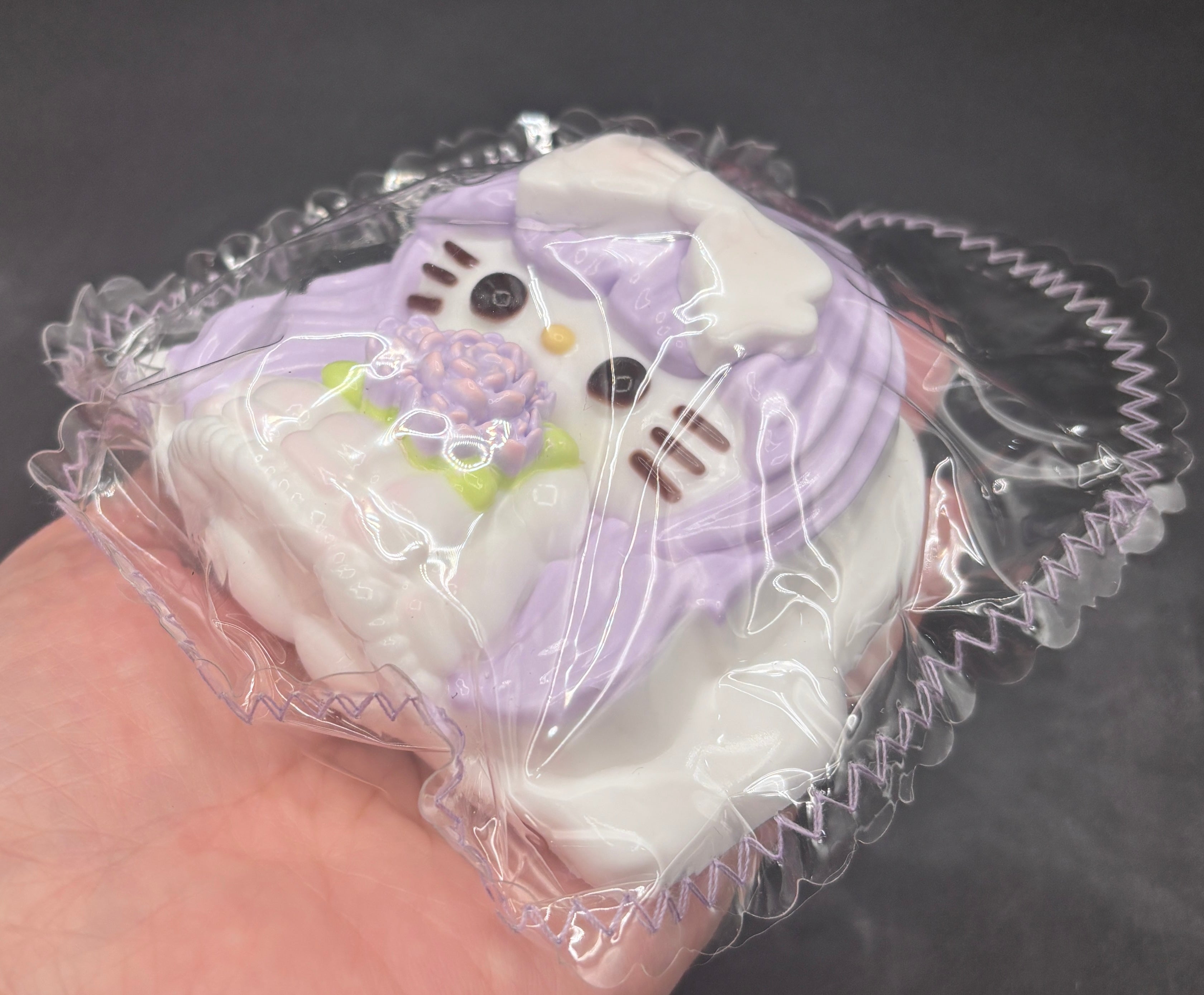 HK bridal maid with flowers (pink or purple) Taba Squishy Toy