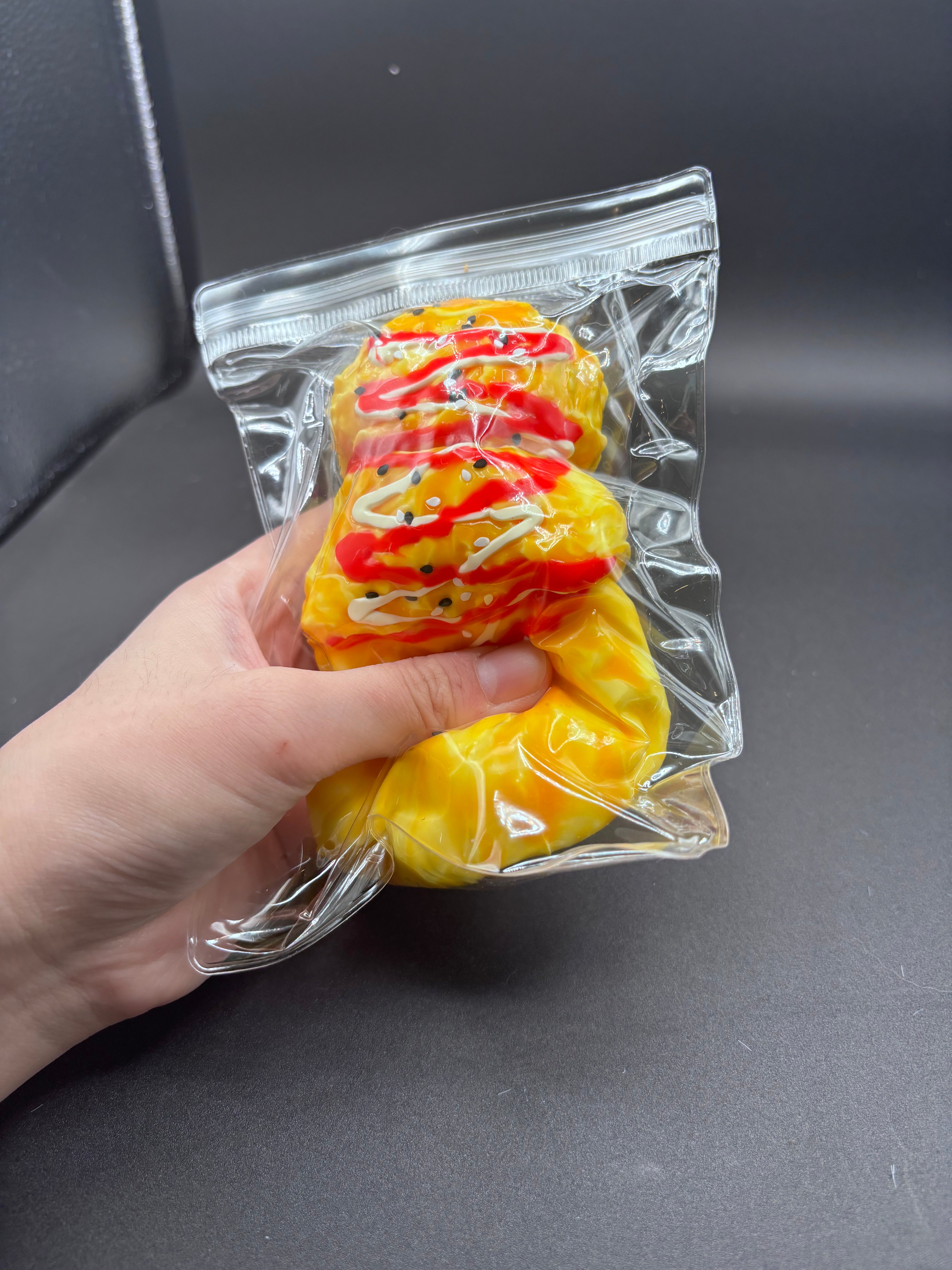 Cheese Octopus Ball Taba Squishy Toy