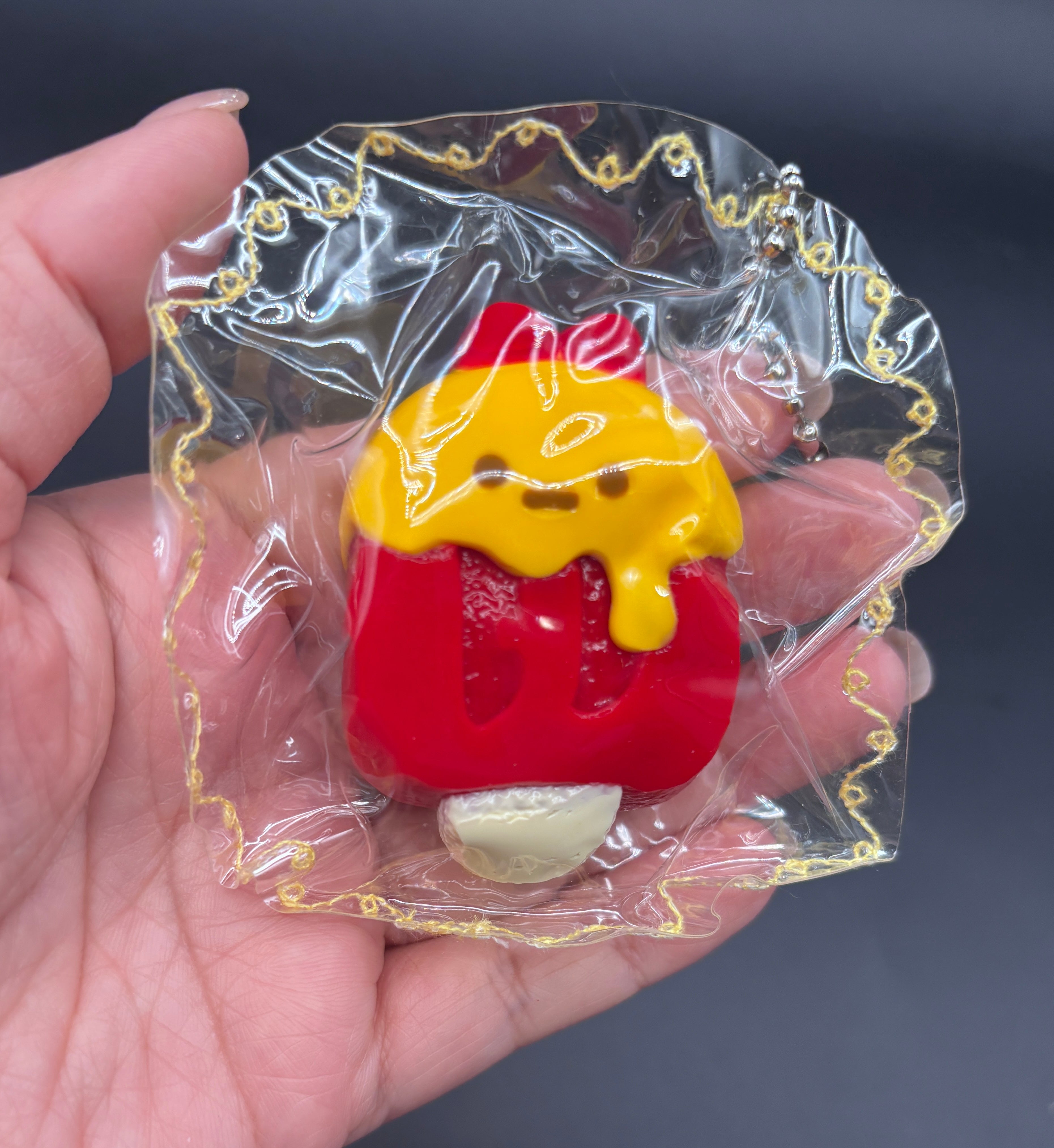 Mini popsicle taba keychain (1pc) unflocked soft