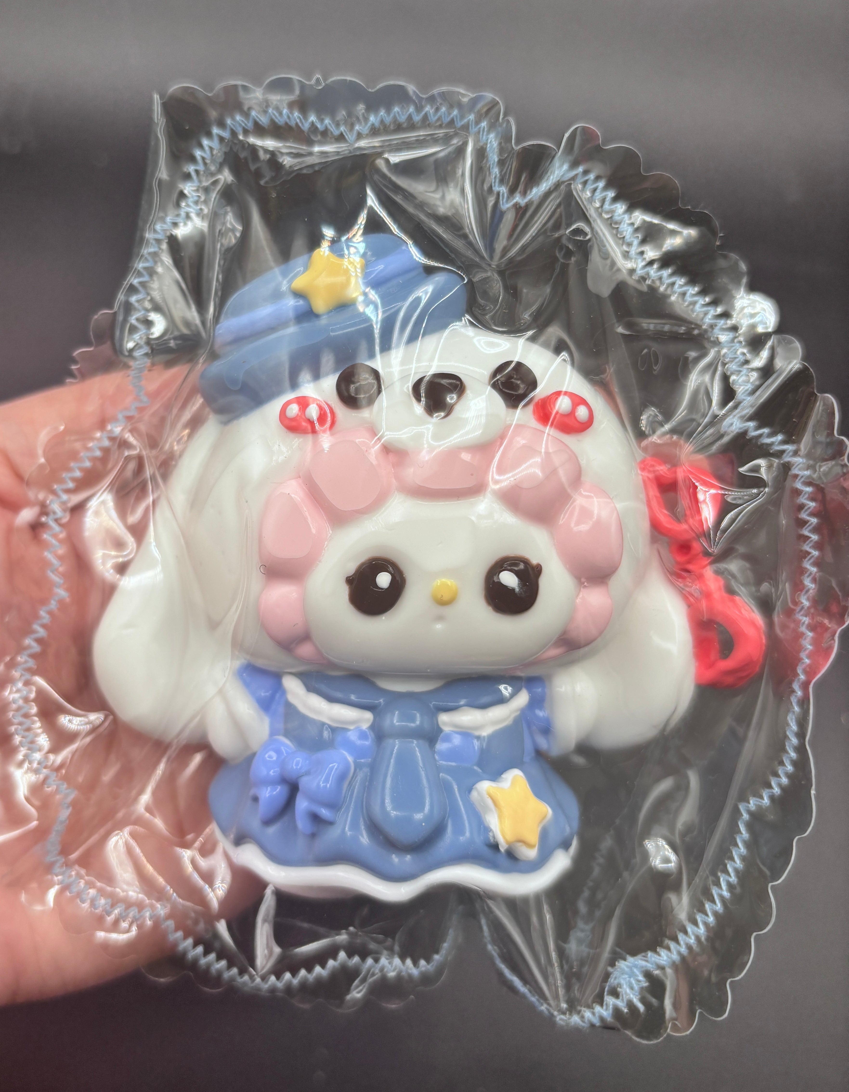 Cute detailed bunny cop Taba Squishy Toy